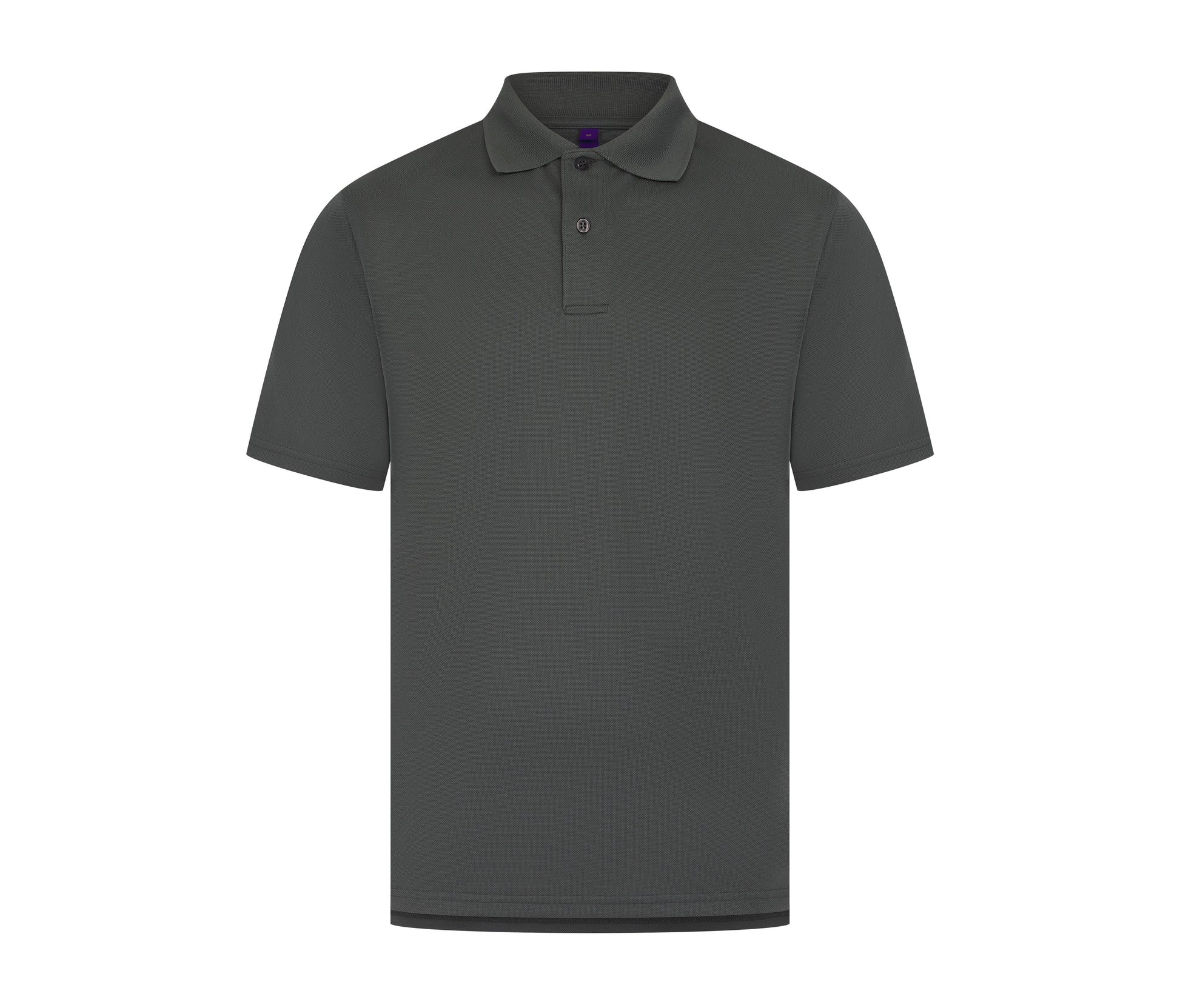 Polo Homme Respirant - Charcoal