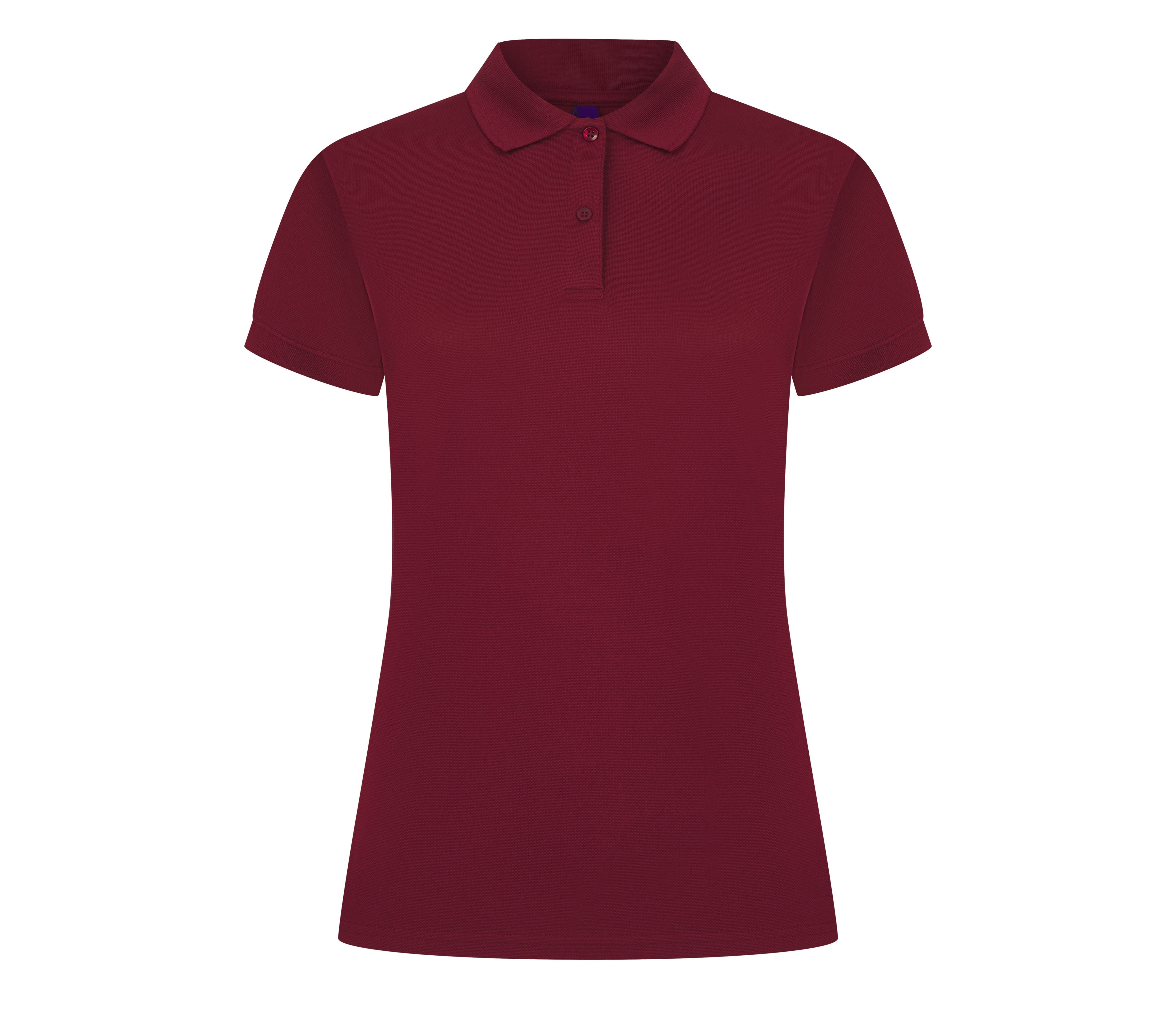 Polo Femme Respirant - Burgundy