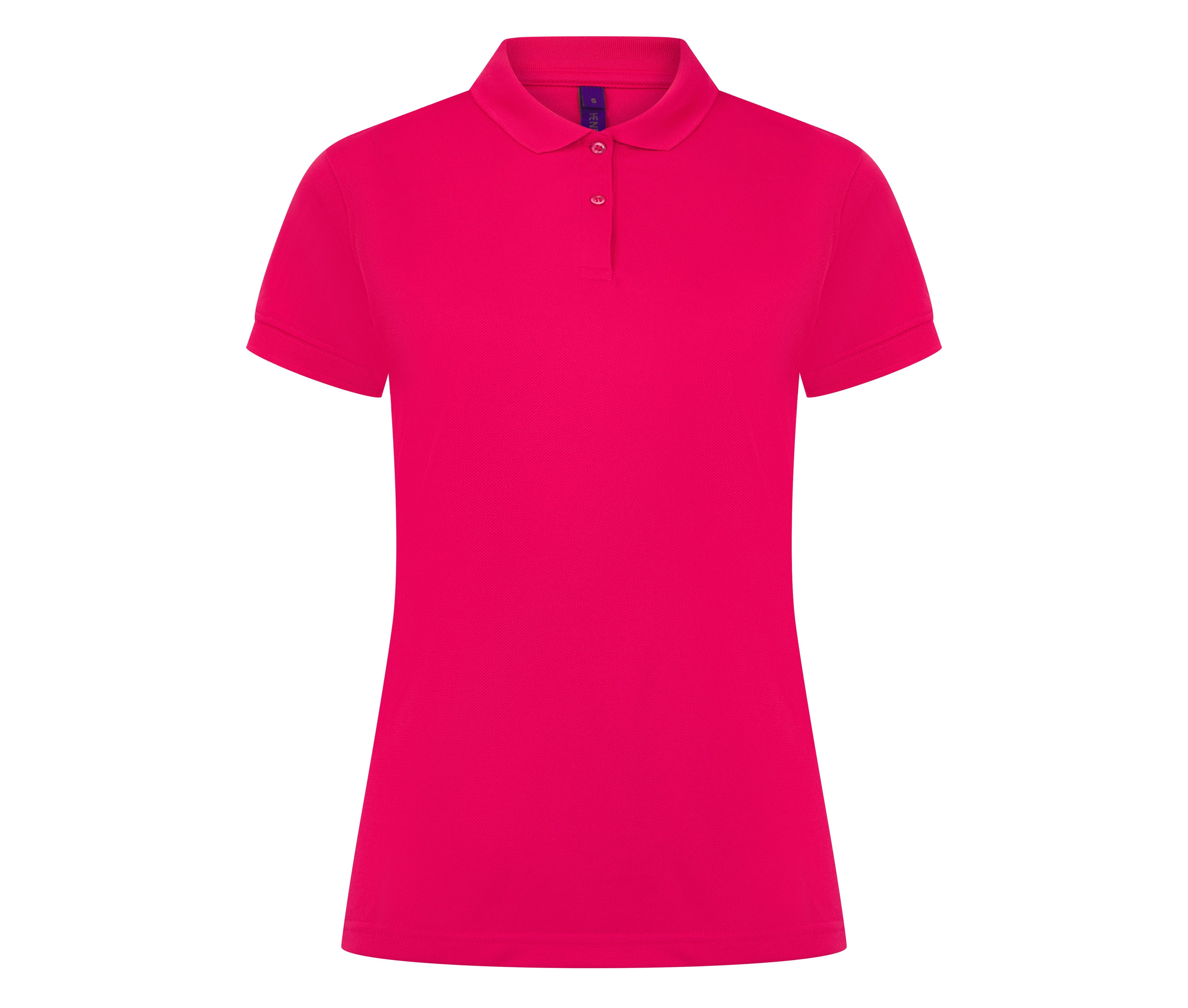Polo Femme Respirant - Bright Pink