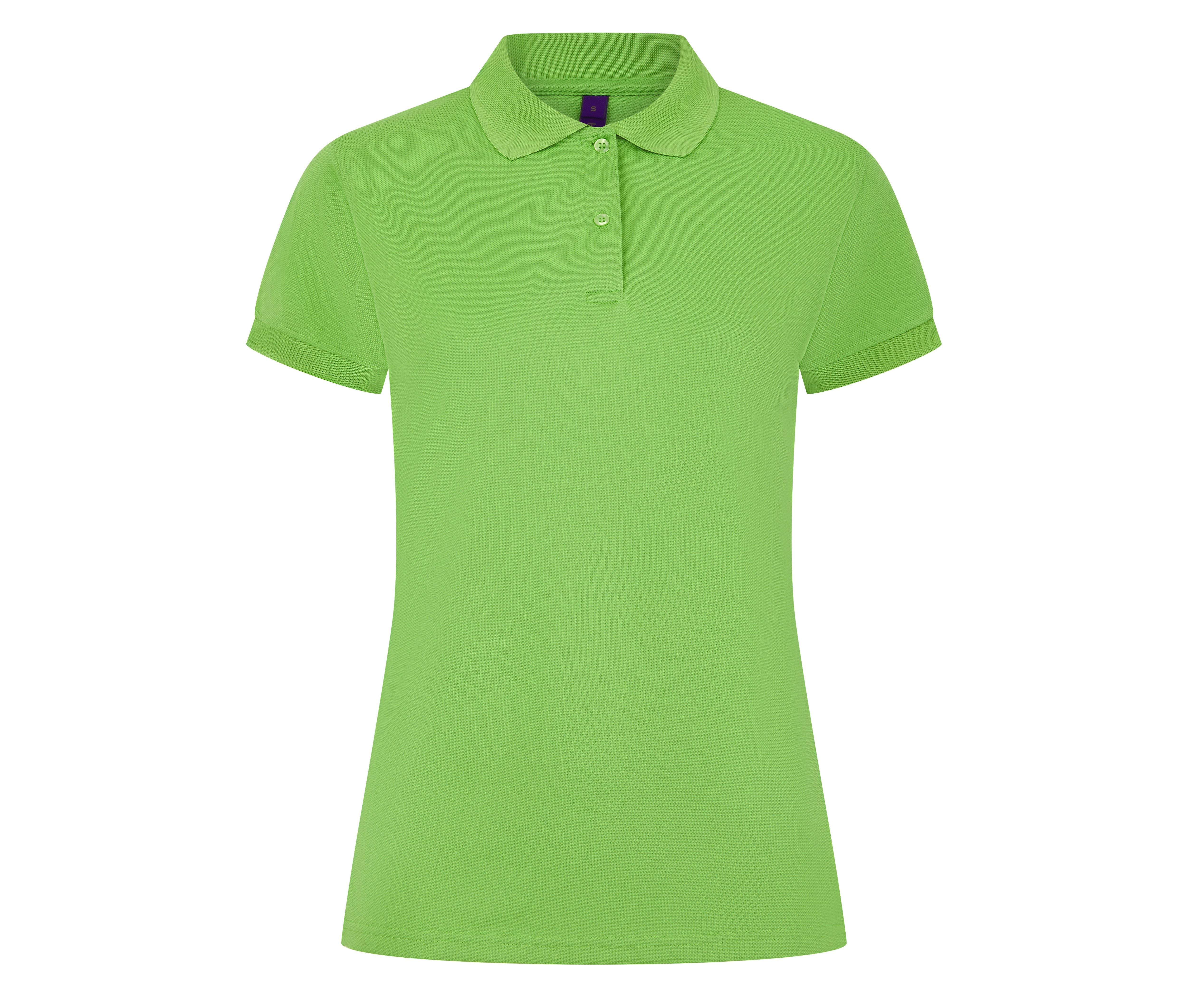 Polo Femme Respirant - Lime Green