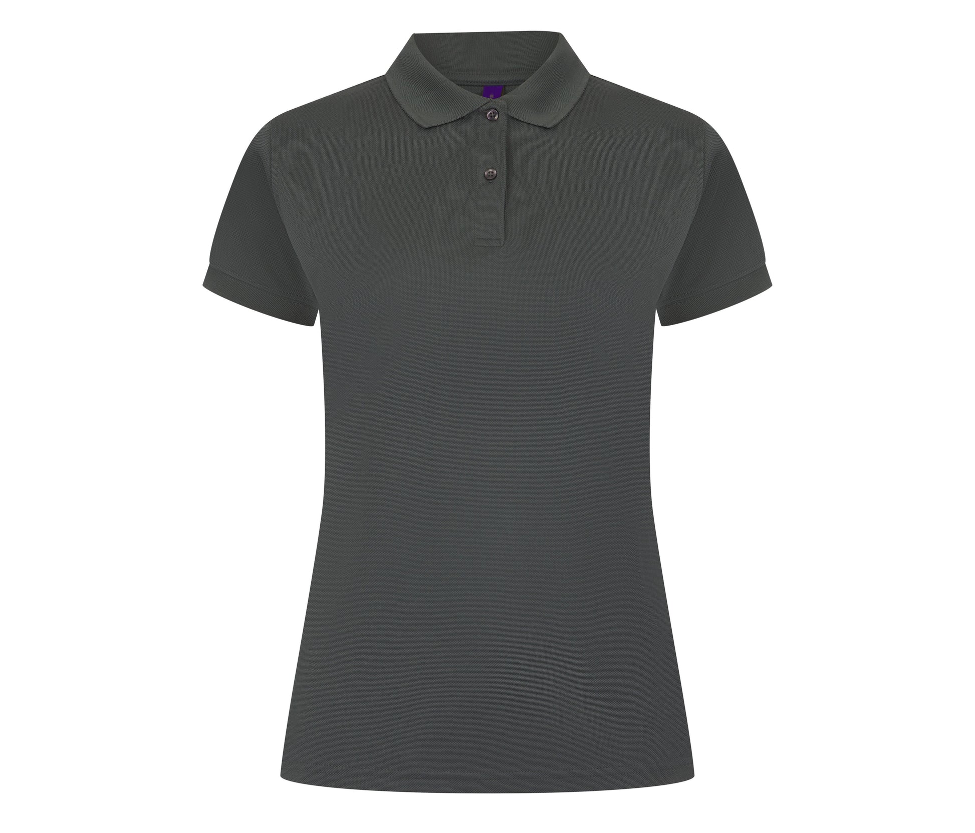 Polo Femme Respirant - Charcoal