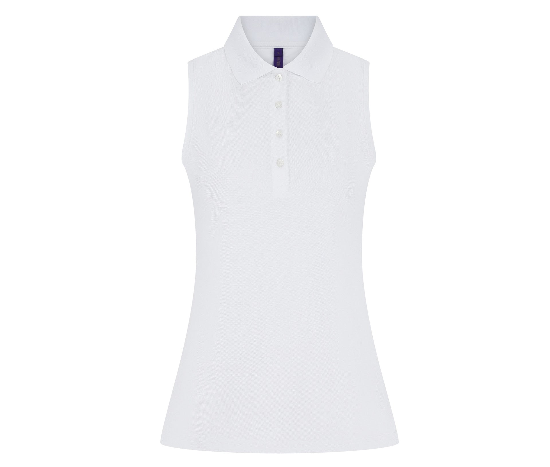 Polo Femme Sans Manches - White