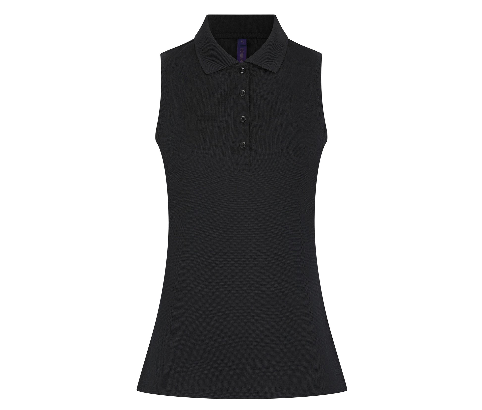 Polo Femme Sans Manches - Black