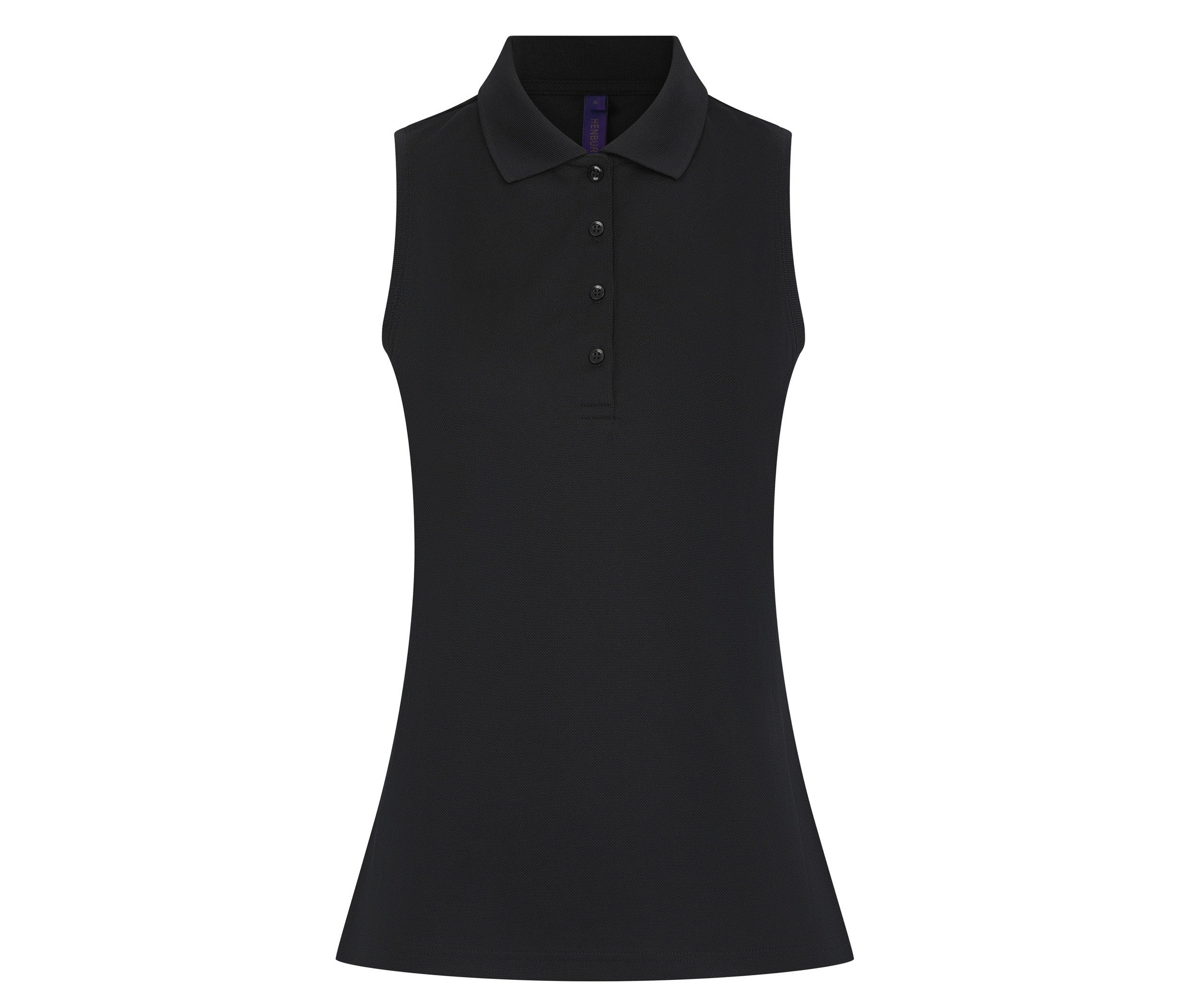 Polo Femme Sans Manches - Black