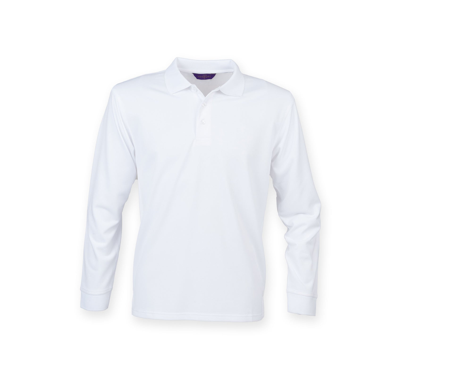 Polo Unisexe Manches Longues - White