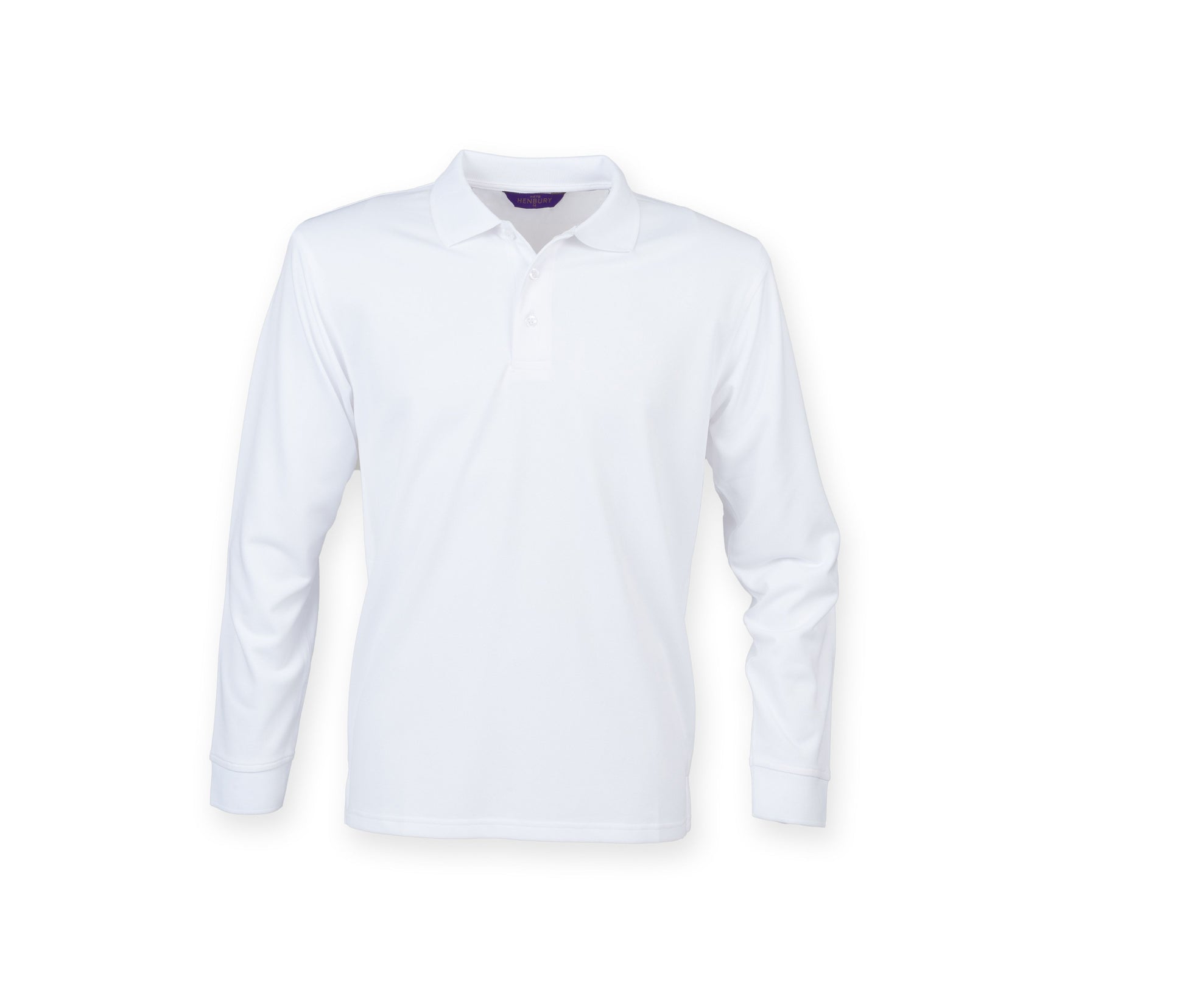 Polo Unisexe Manches Longues - White