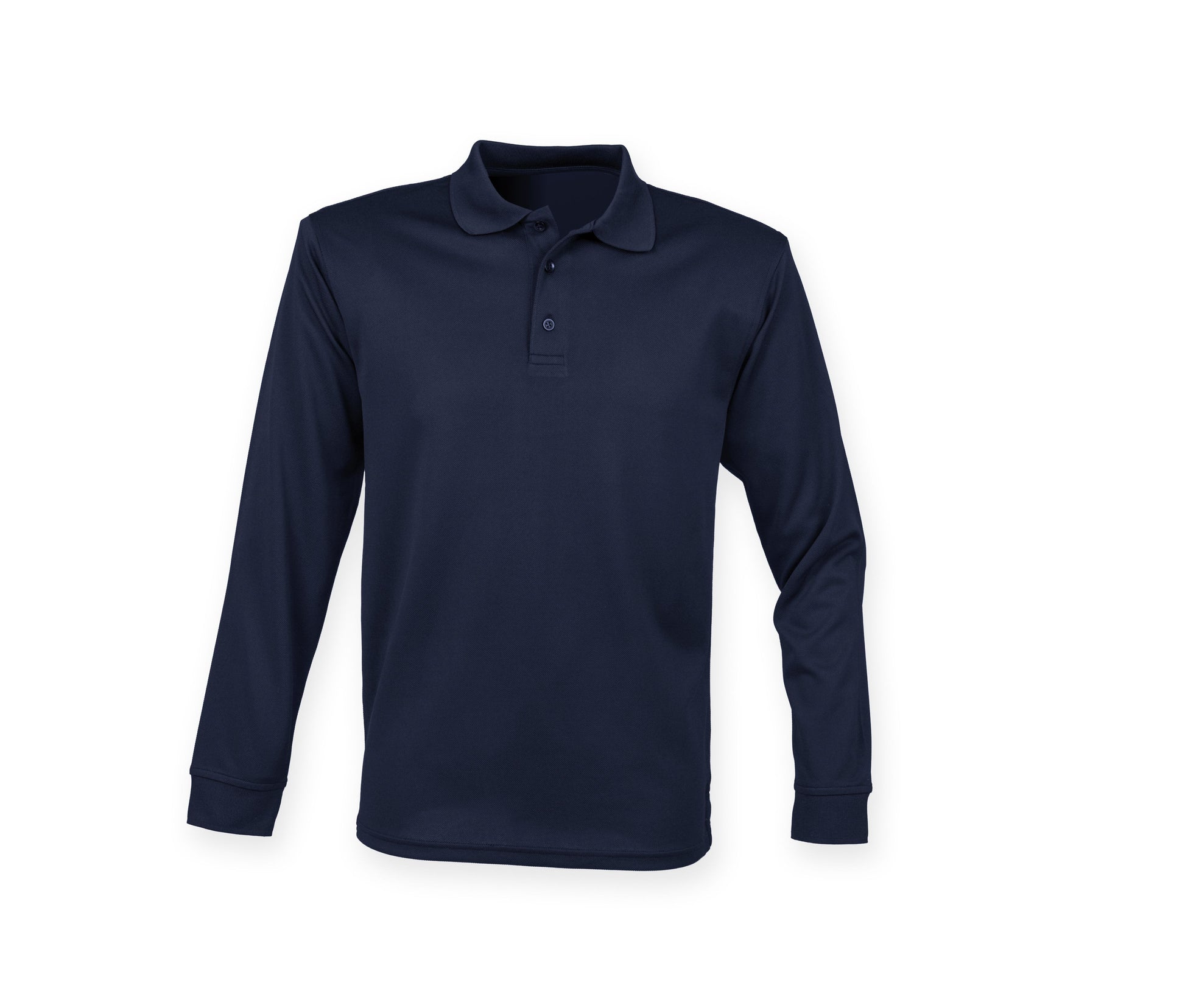 Polo Unisexe Manches Longues - Navy