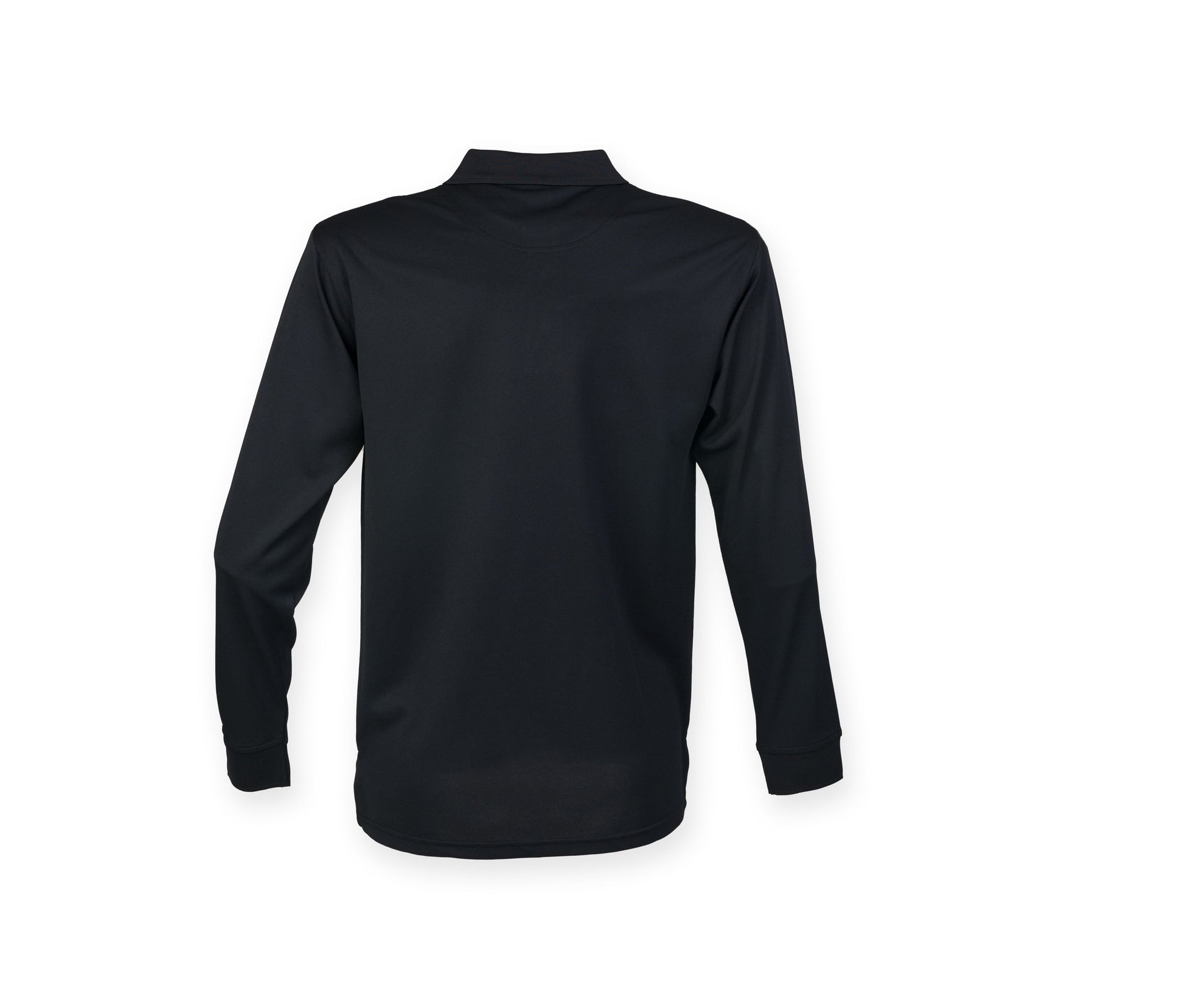 Polo Unisexe Manches Longues - Black