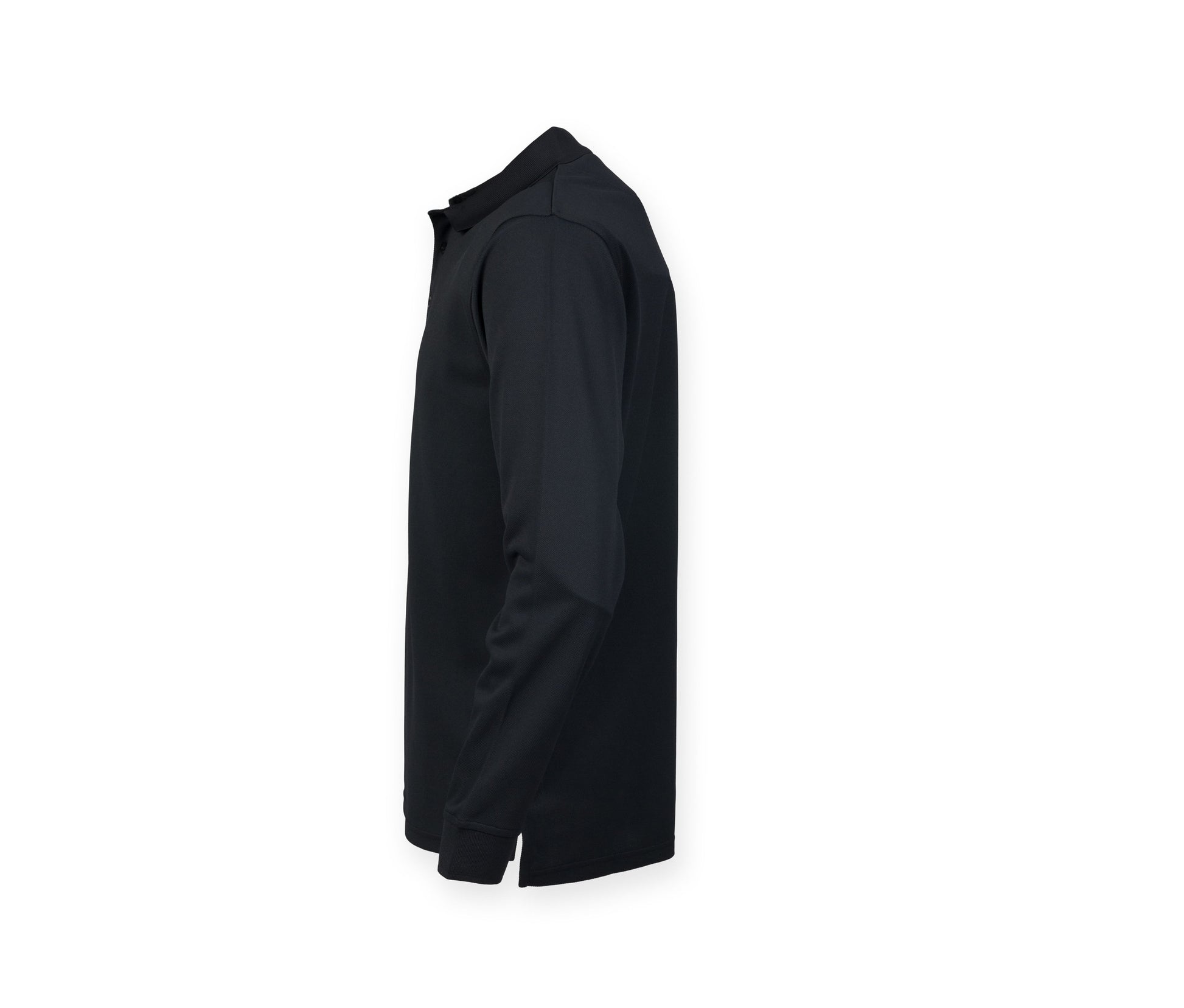 Polo Unisexe Manches Longues - Black