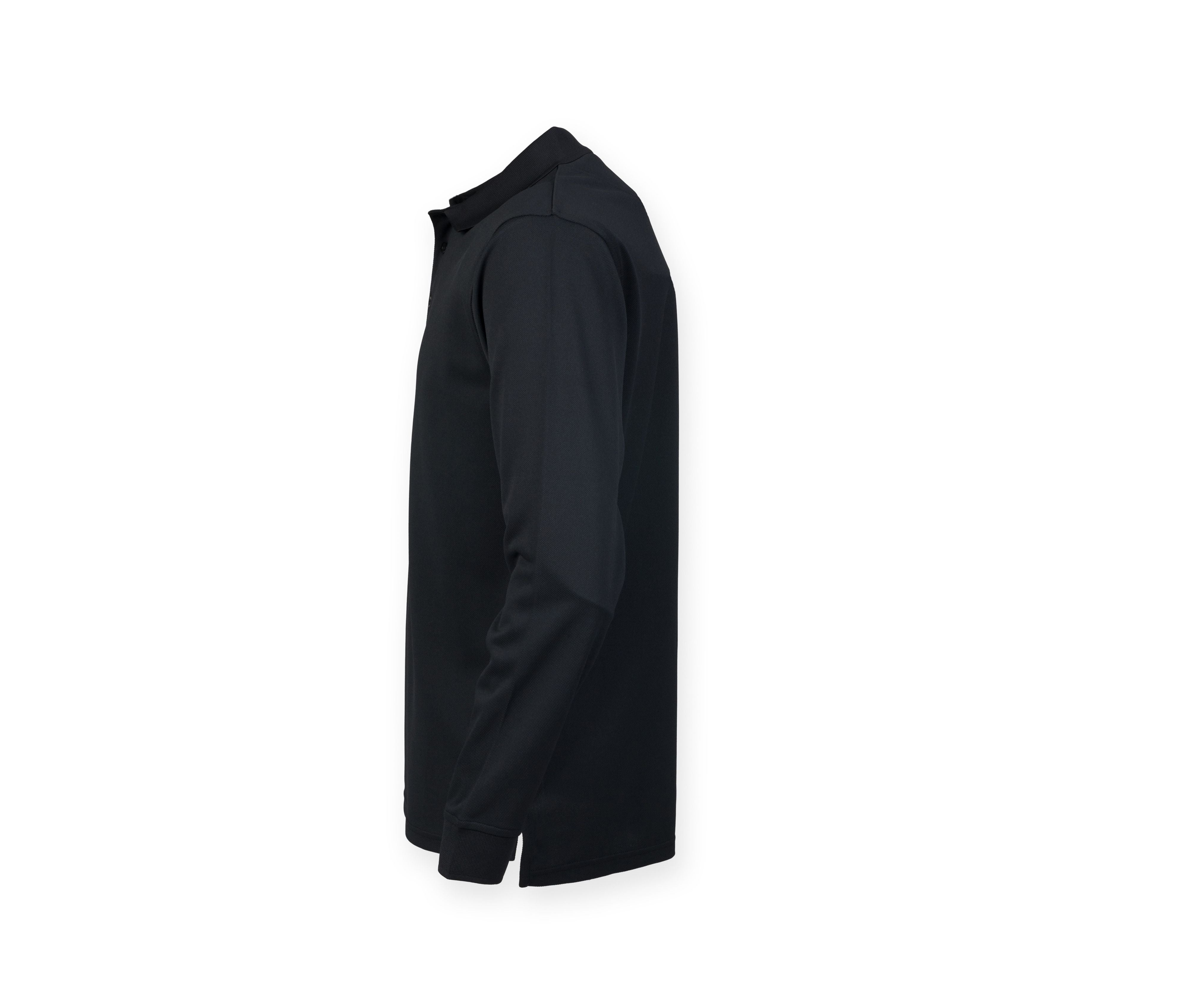 Polo Unisexe Manches Longues - Black