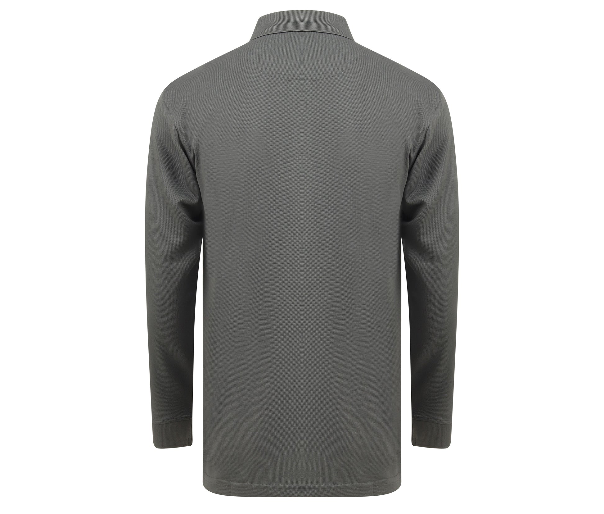 Polo Unisexe Manches Longues - Charcoal