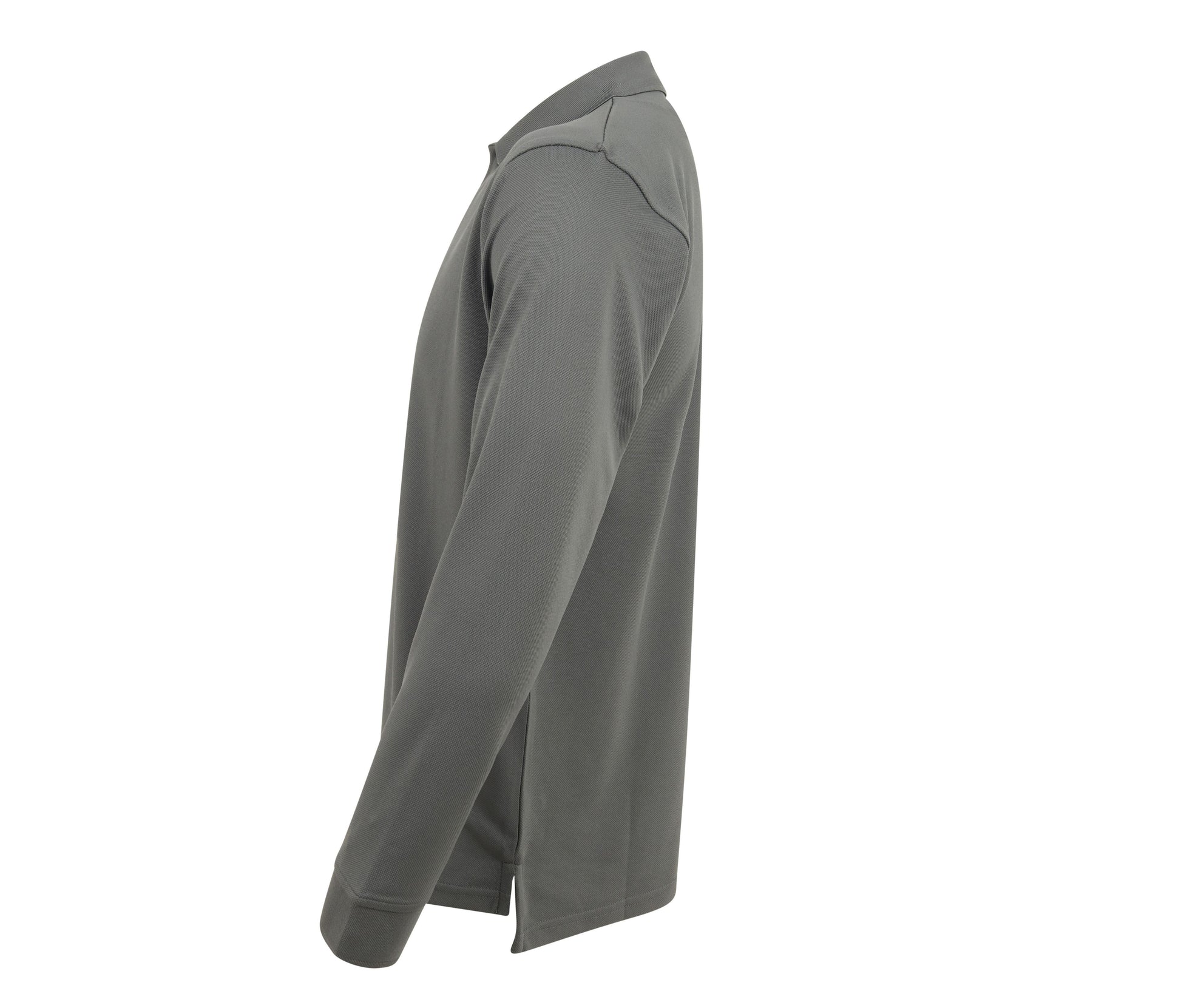 Polo Unisexe Manches Longues - Charcoal