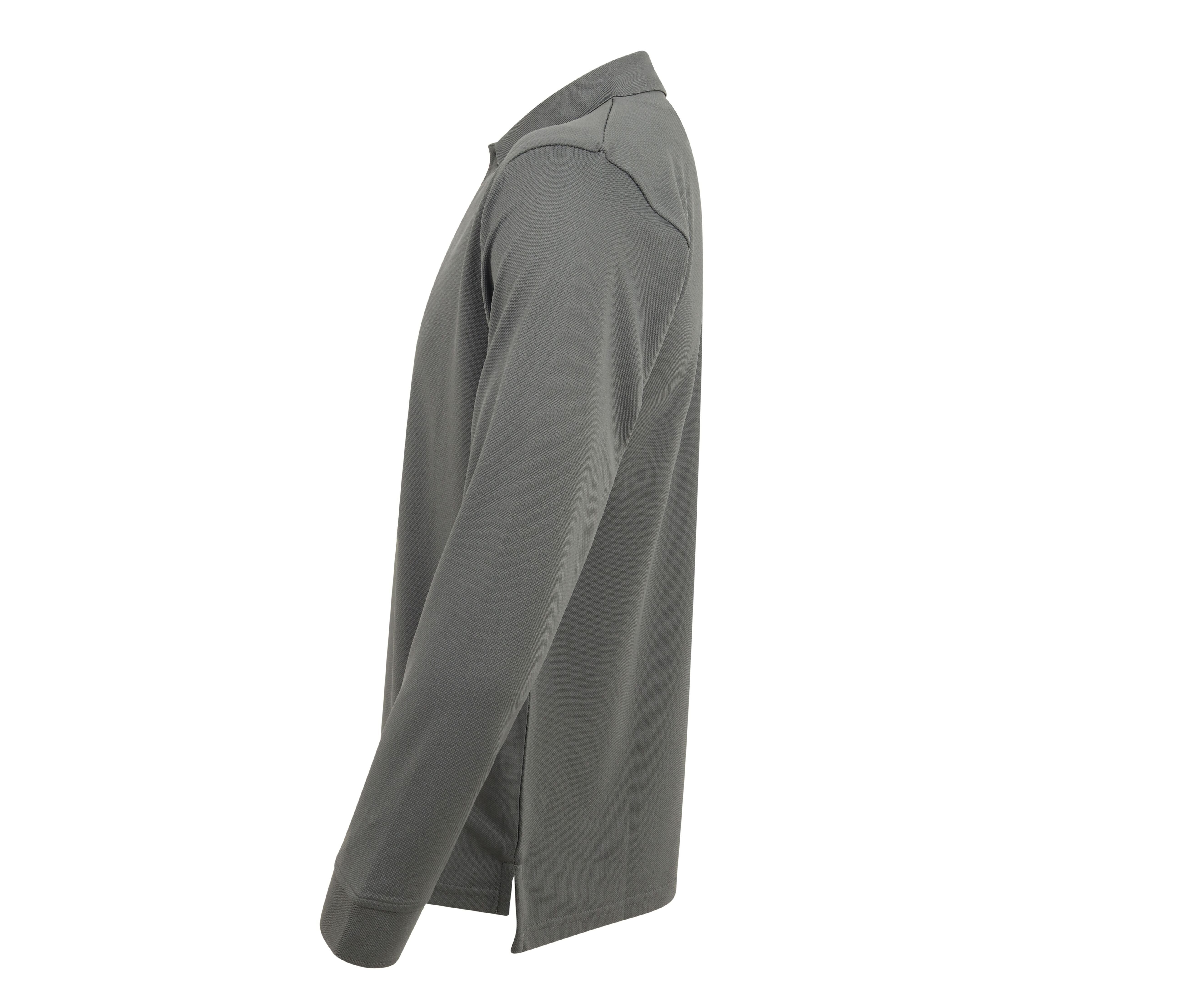 Polo Unisexe Manches Longues - Charcoal