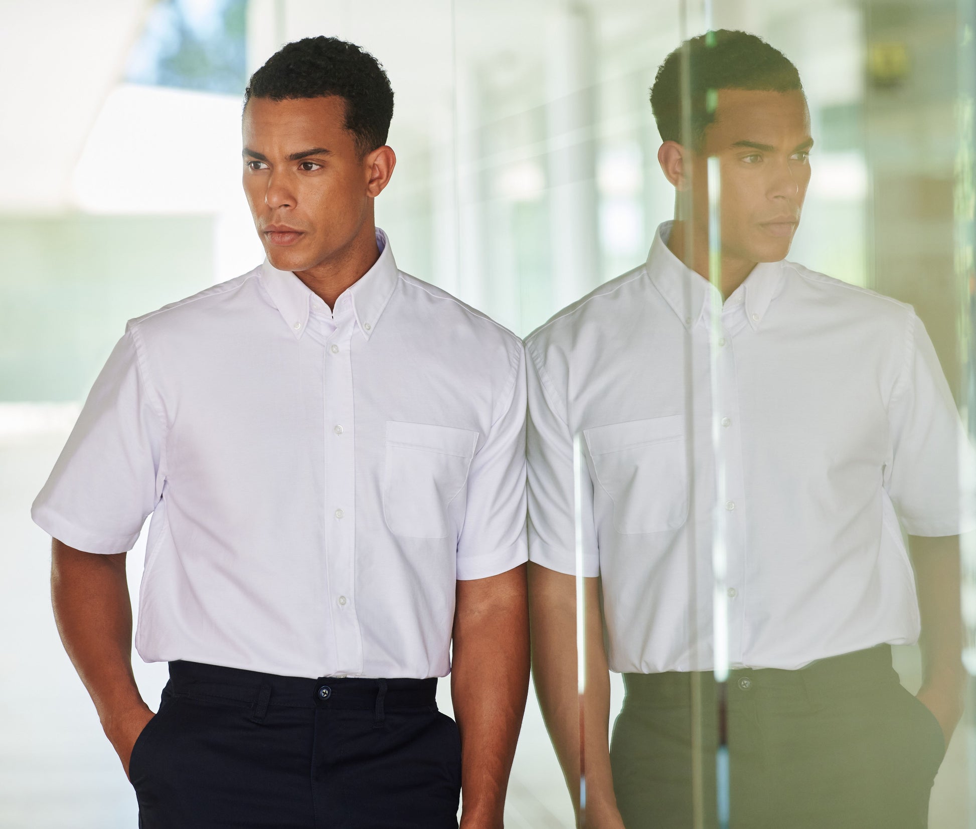 Chemisette oxford homme
