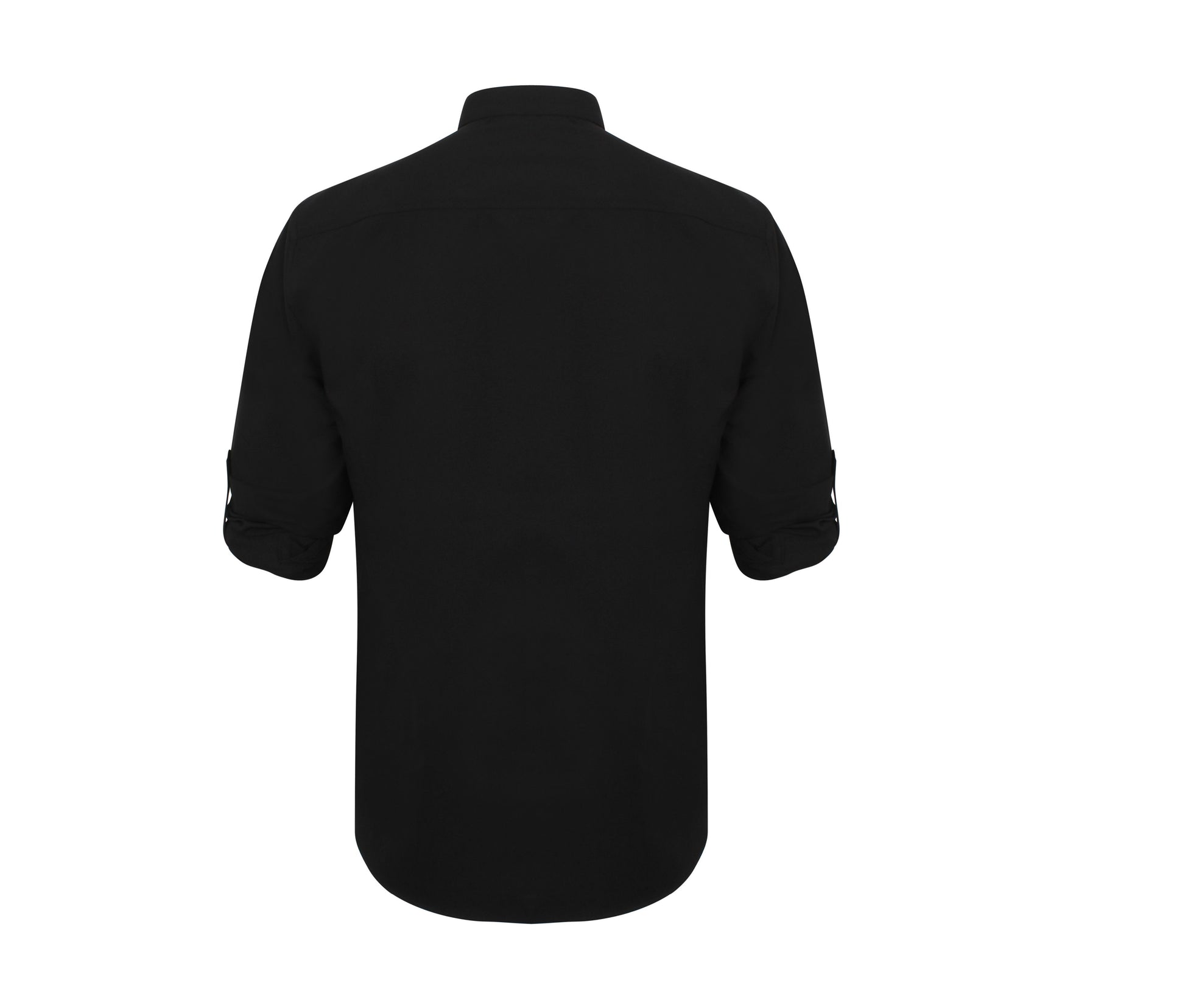 Chemise Homme Col Mao - Black