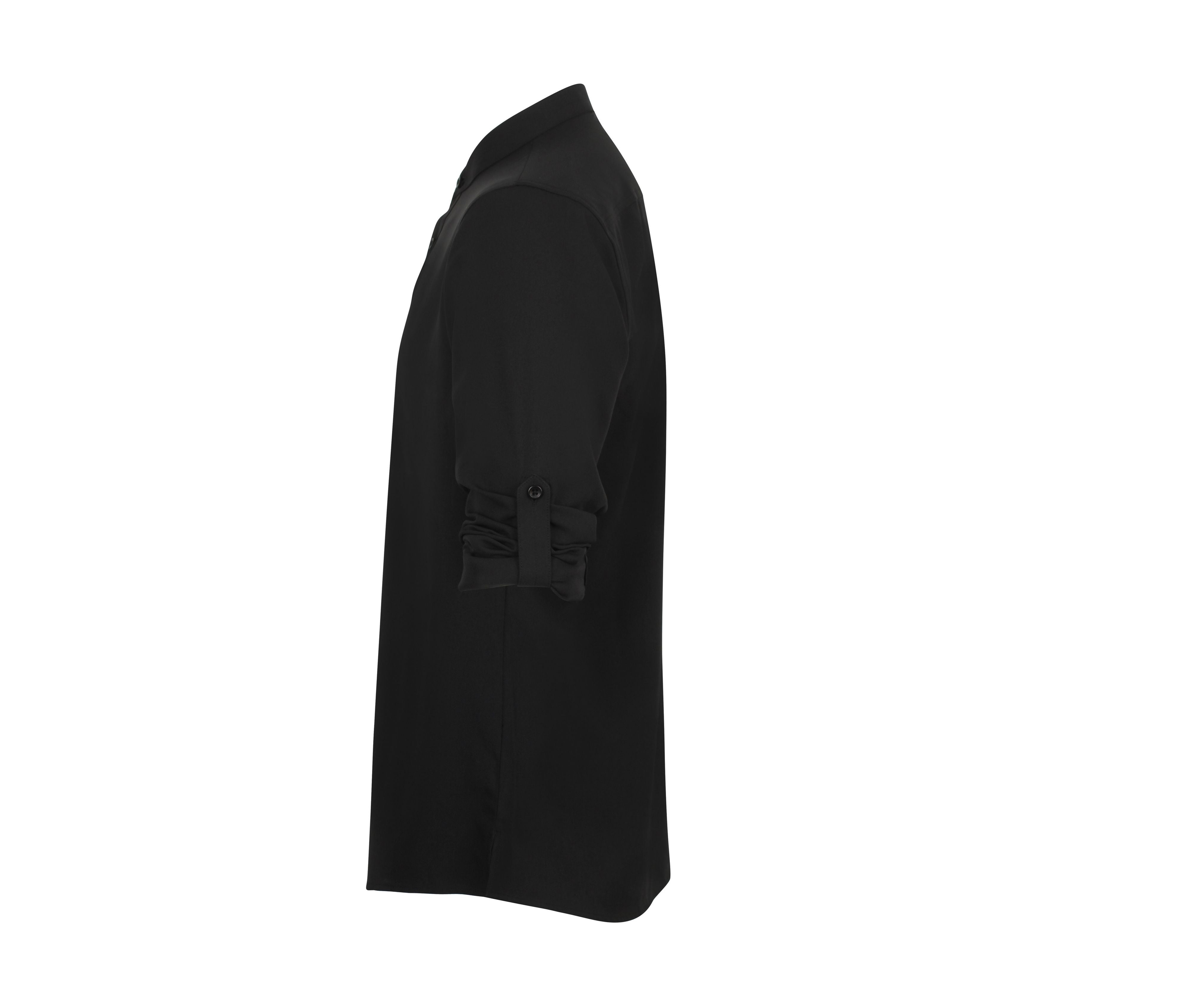 Chemise Homme Col Mao - Black
