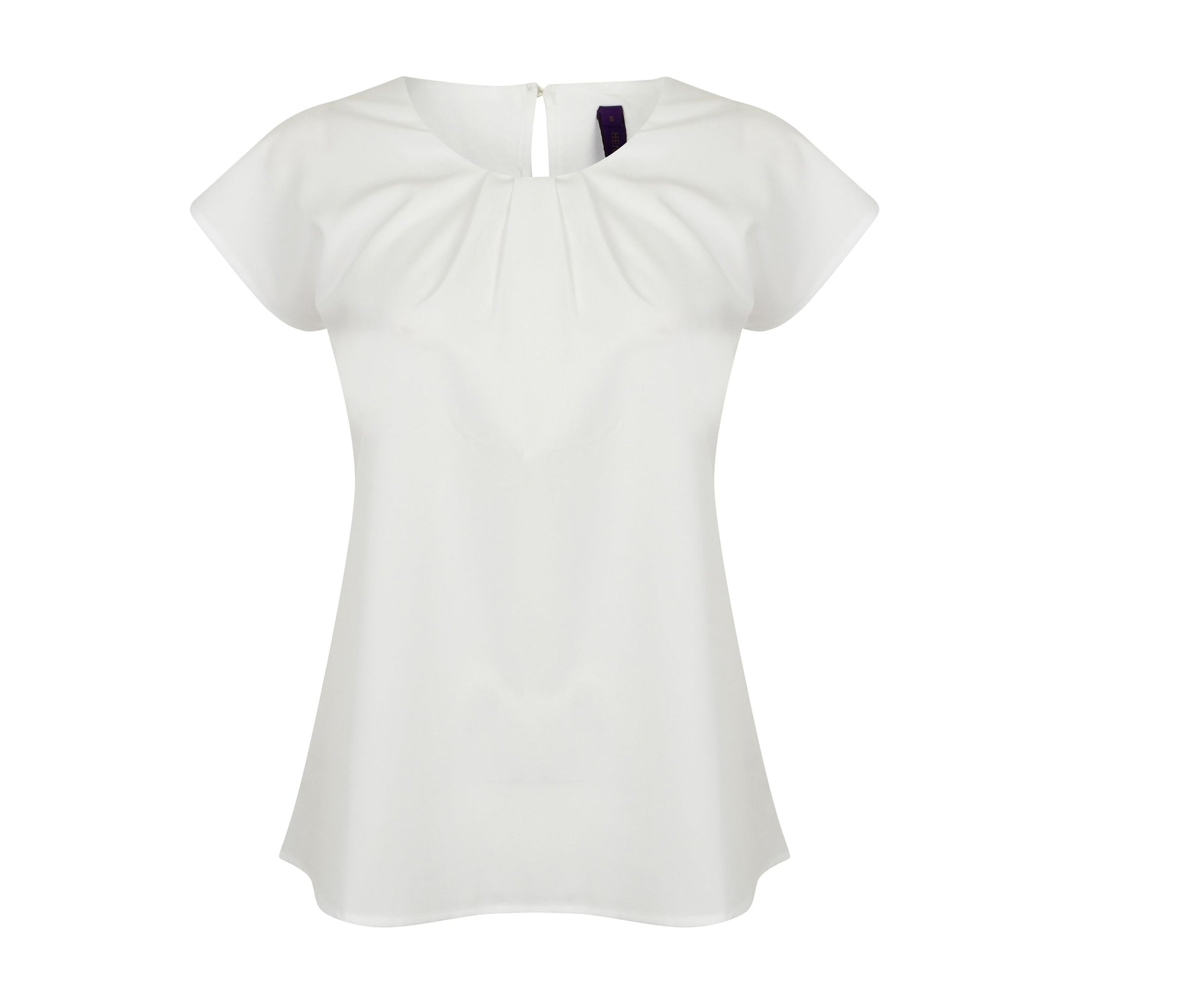 Blouse Femme Manches Courtes - White