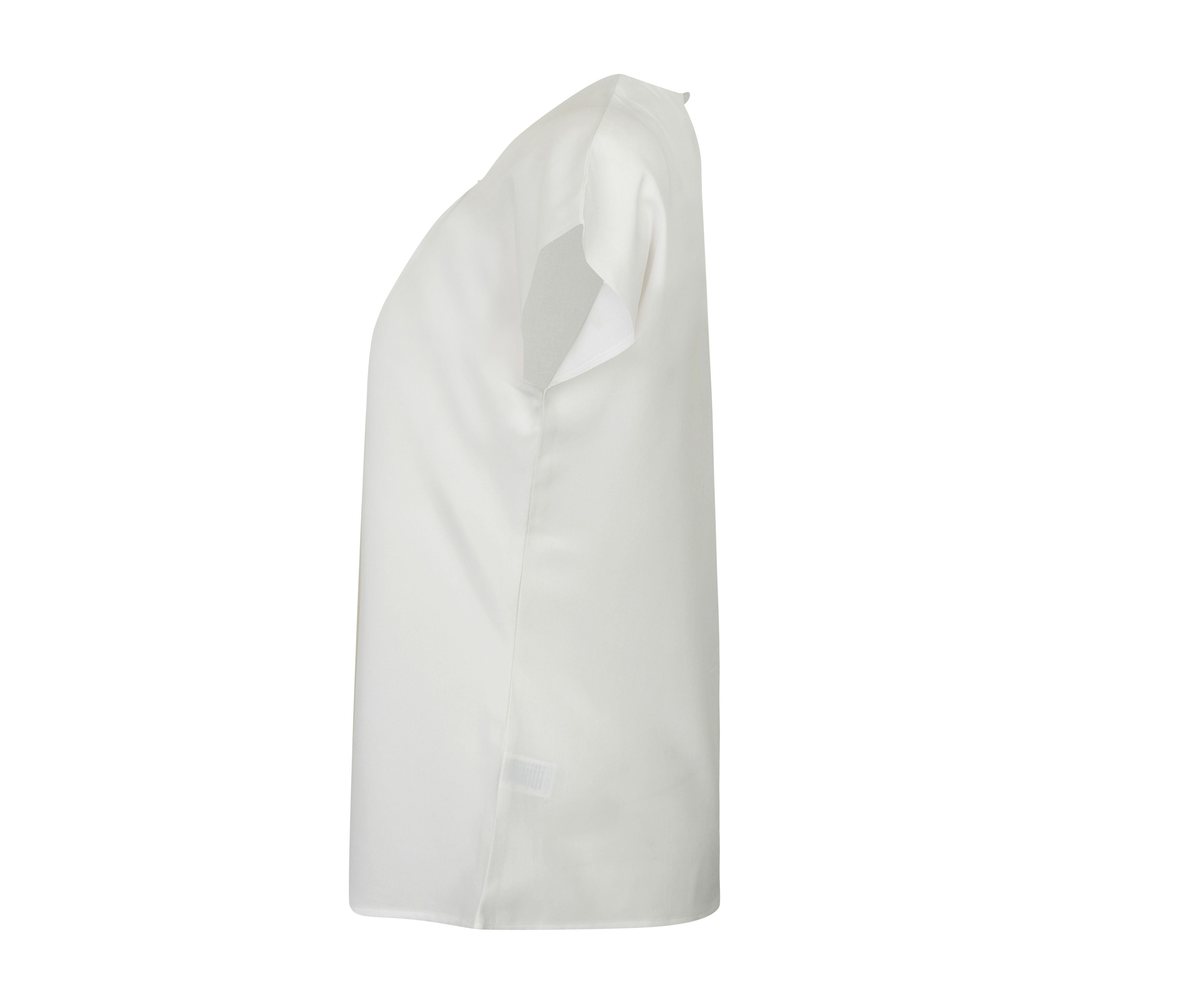 Blouse Femme Manches Courtes - White