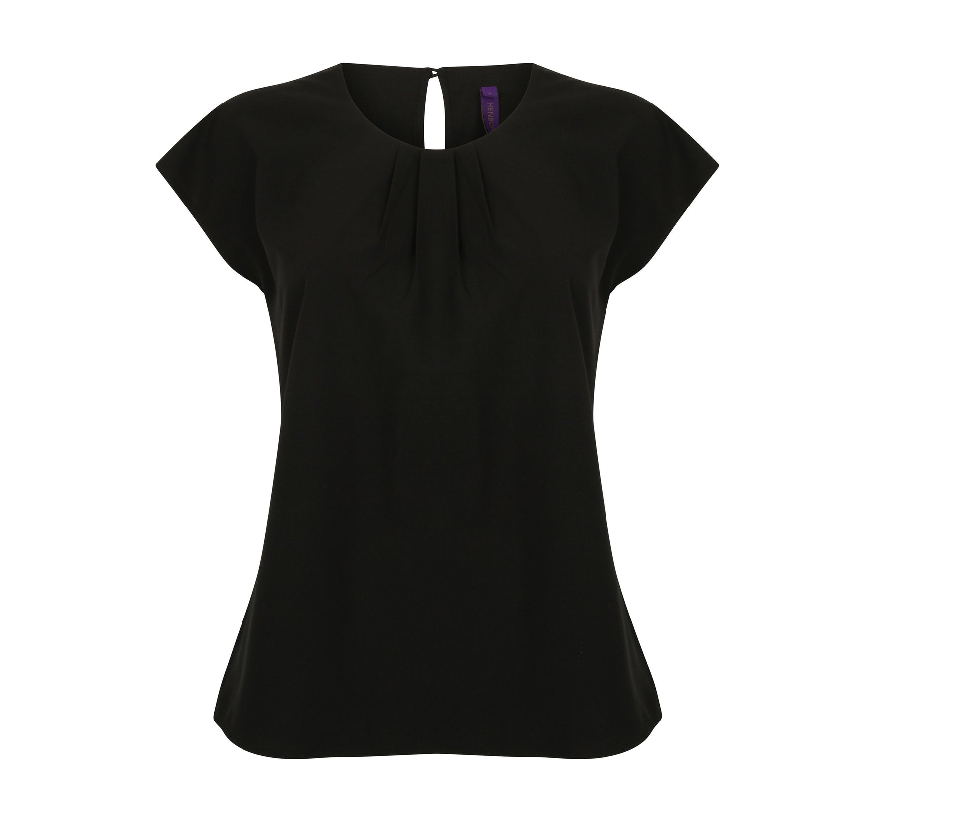 Blouse Femme Manches Courtes - Black