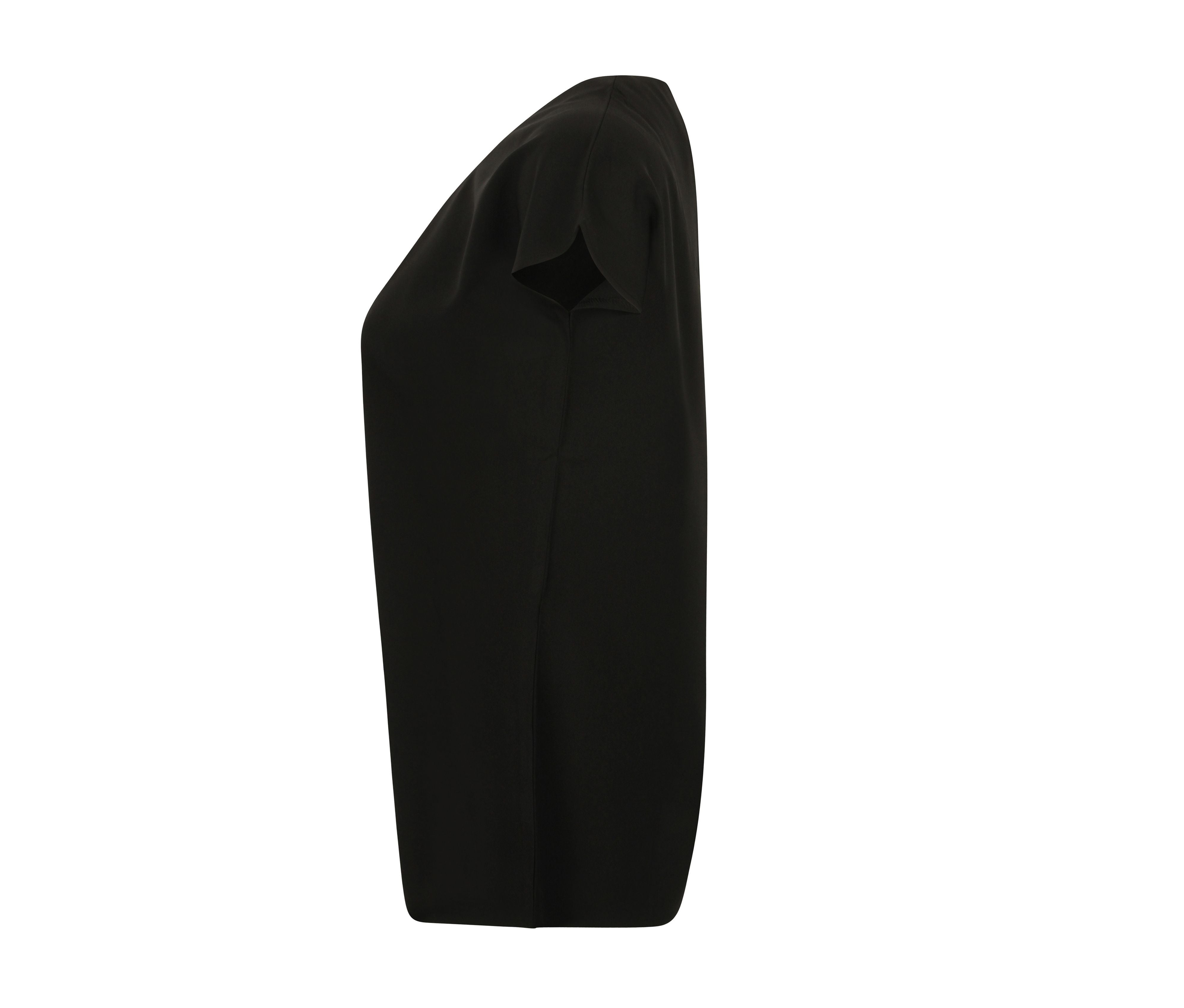 Blouse Femme Manches Courtes - Black