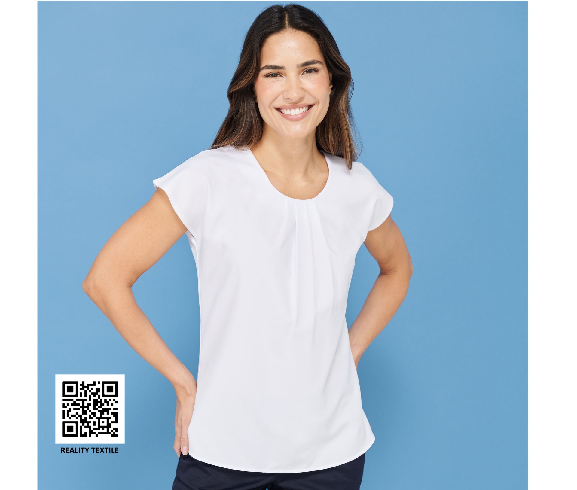 Blouse femme manches courtes