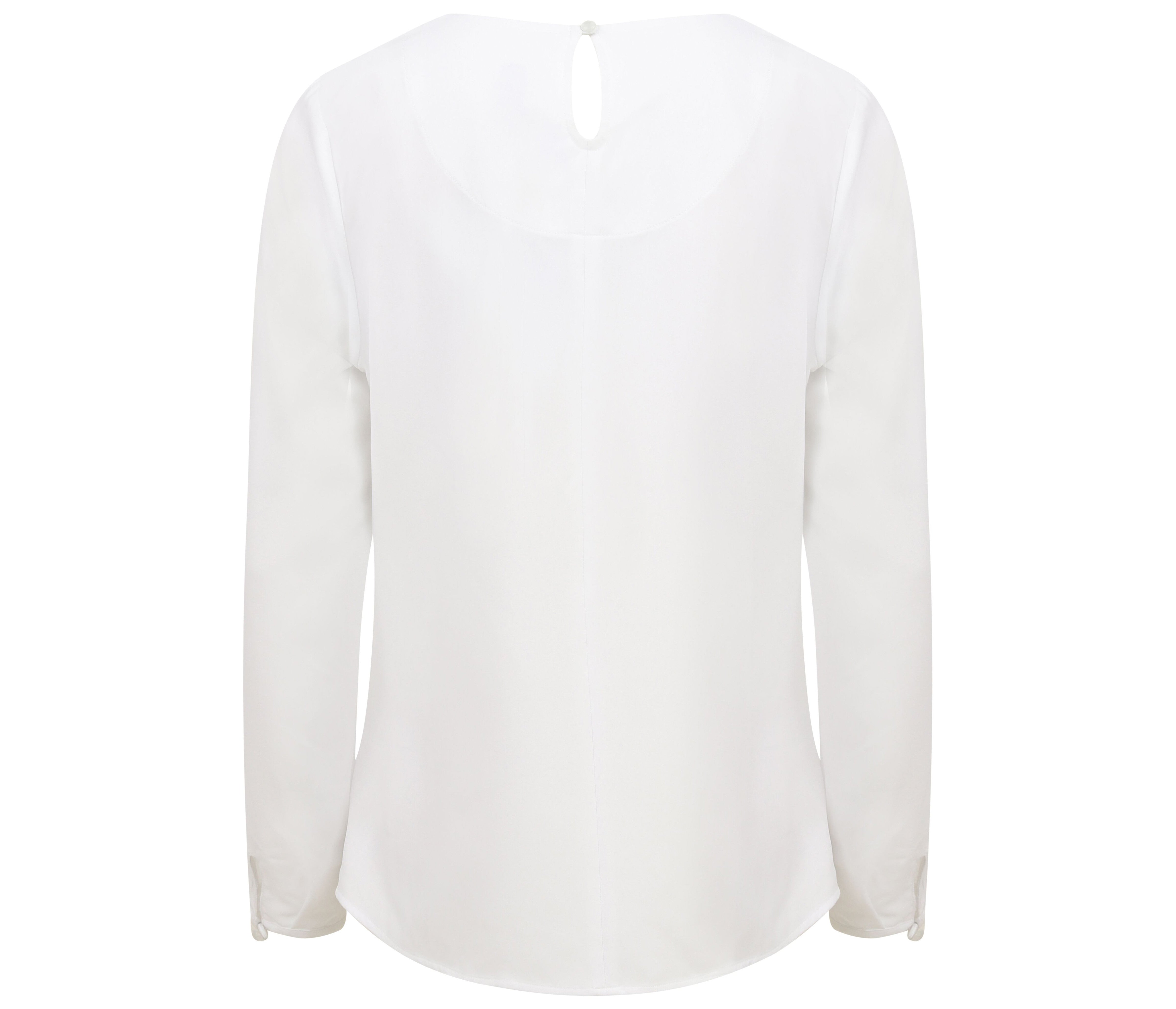 Blouse Femme Manches Longues - White