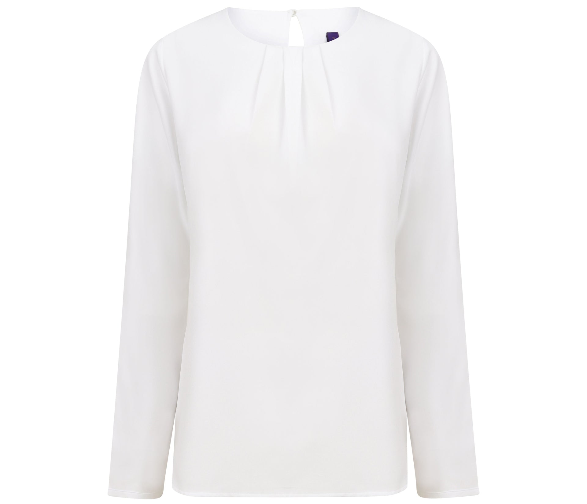 Blouse Femme Manches Longues - White
