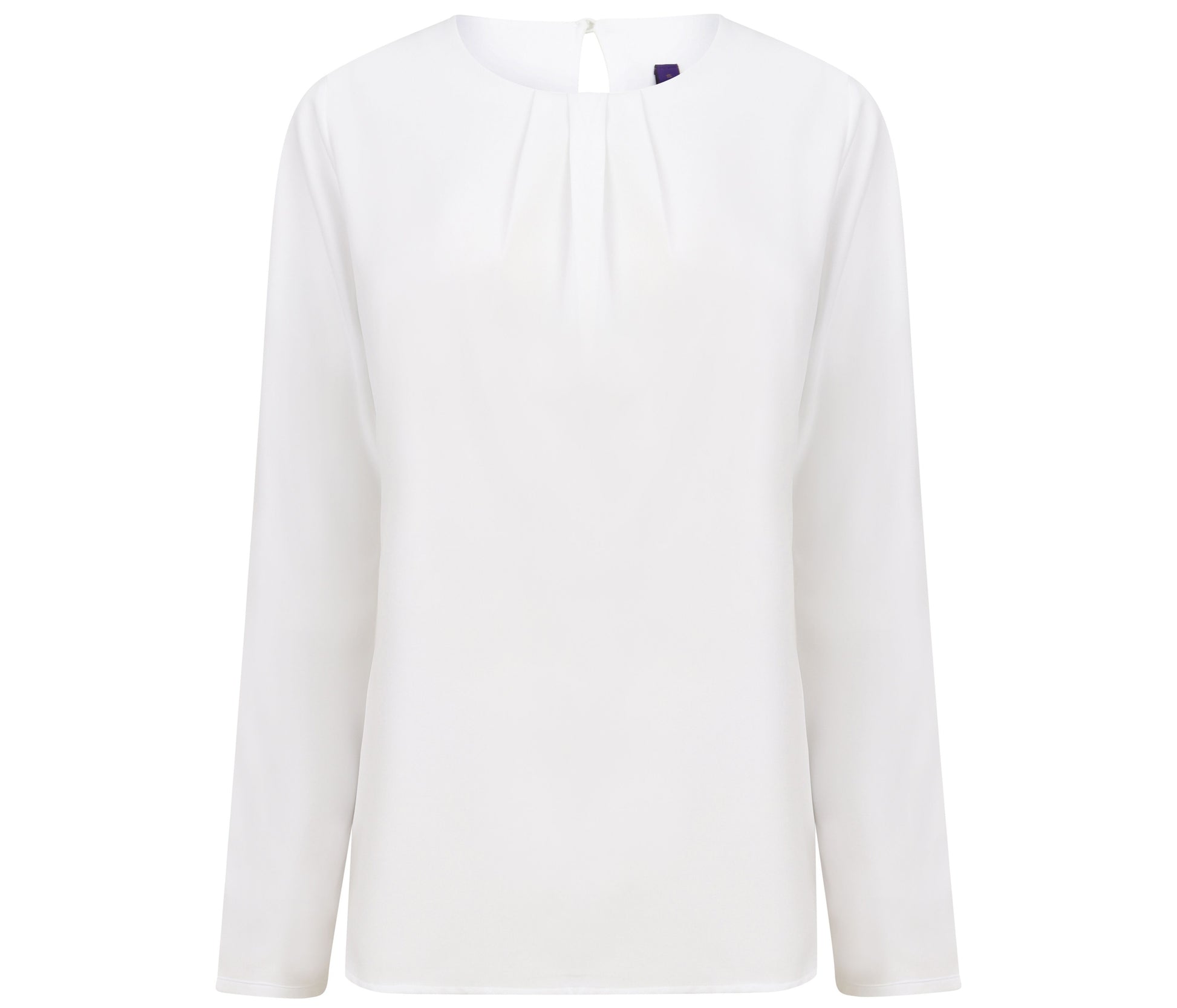Blouse Femme Manches Longues - White