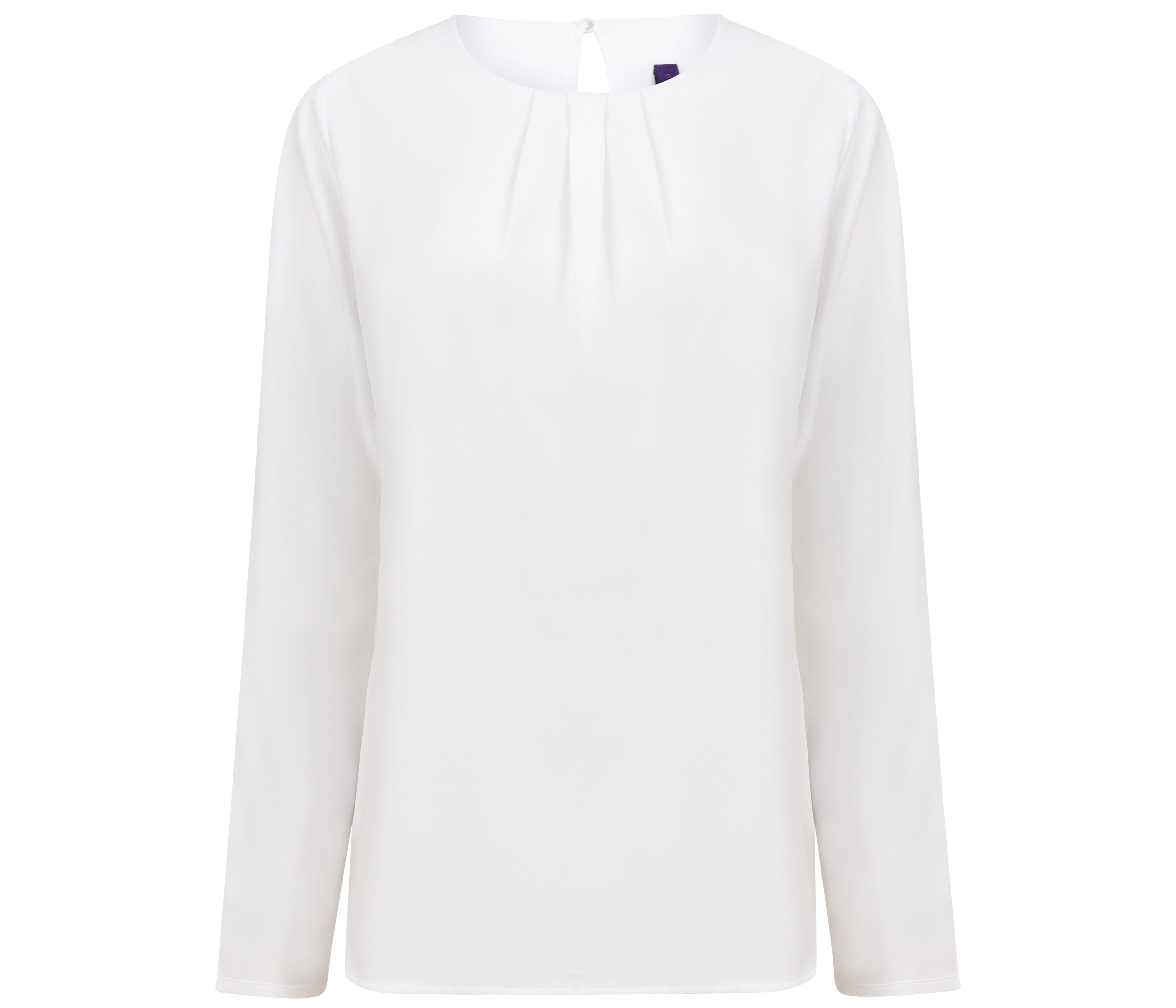 Blouse Femme Manches Longues - White