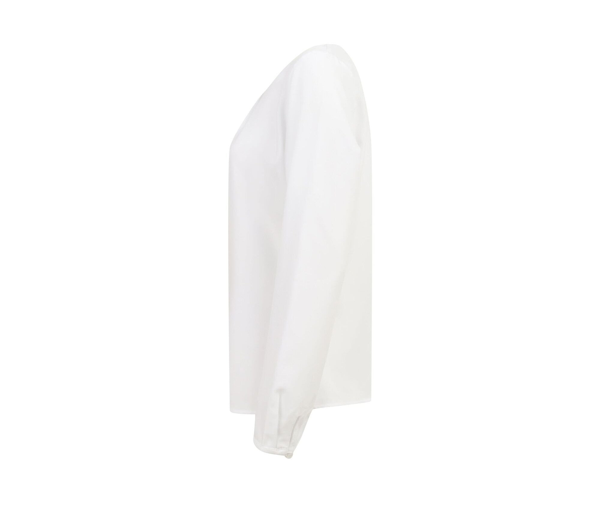Blouse Femme Manches Longues - White