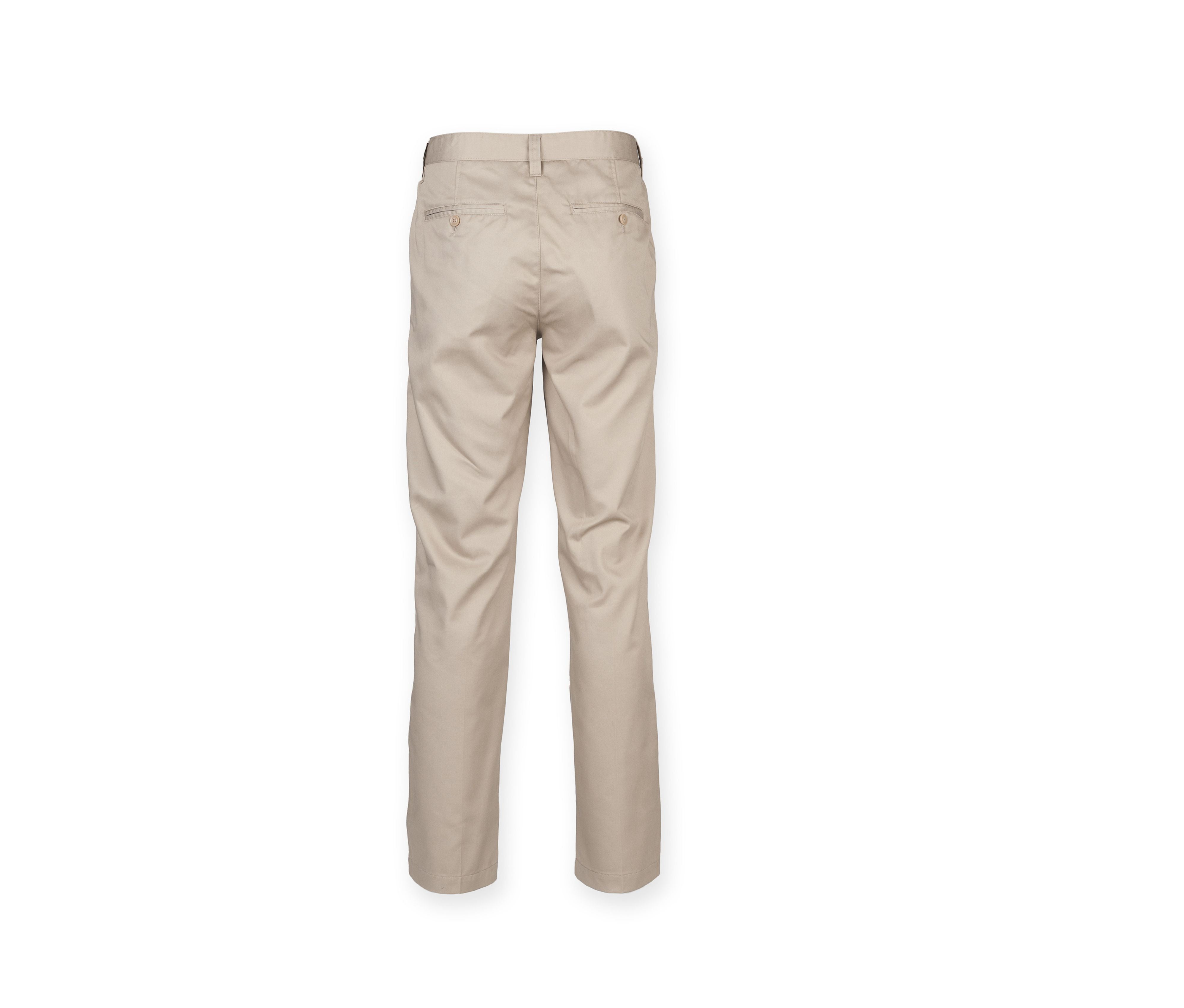 Pantalon Femme Chino Polycoton - Stone