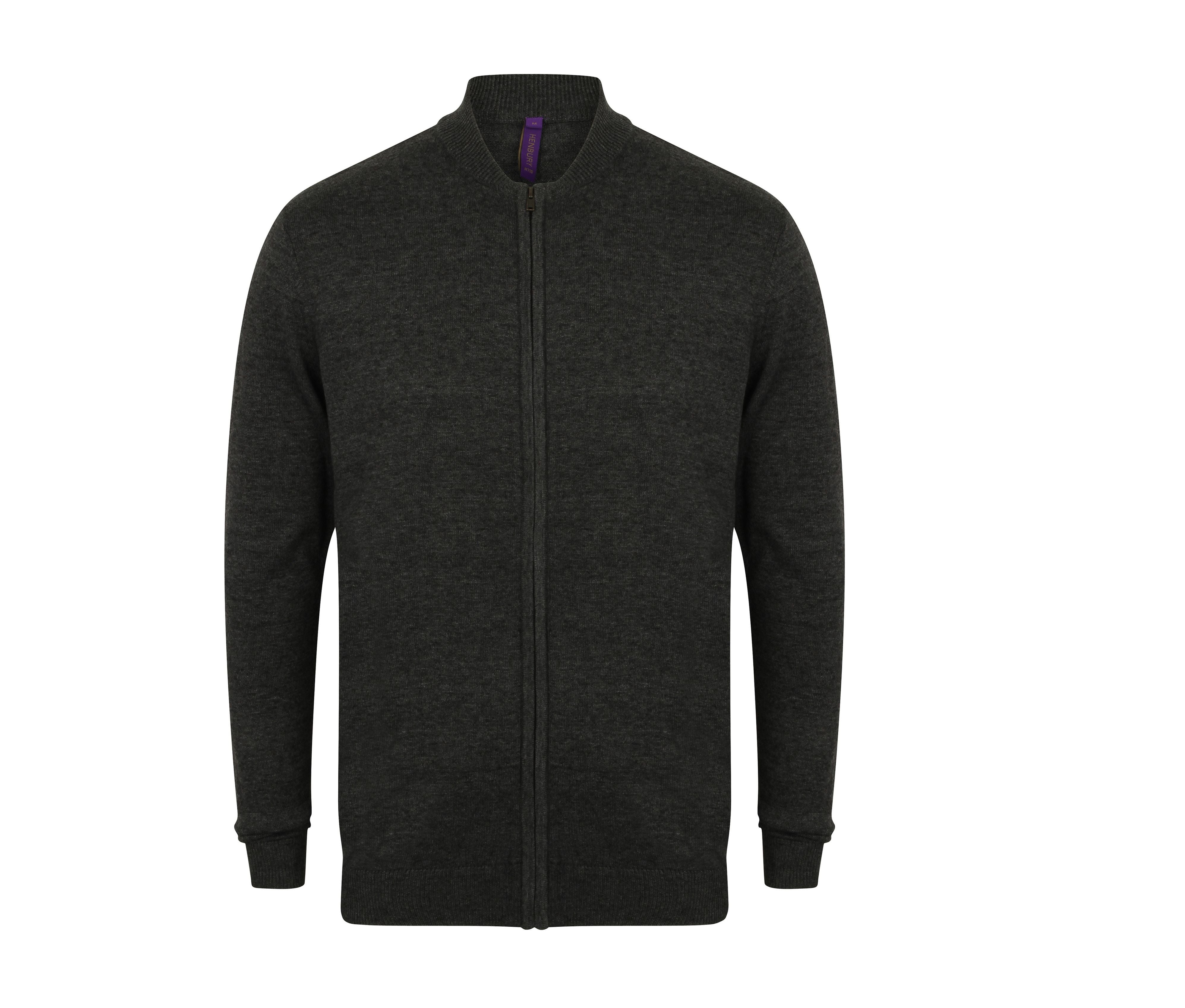 Gilet Style Bomber - Grey Marl
