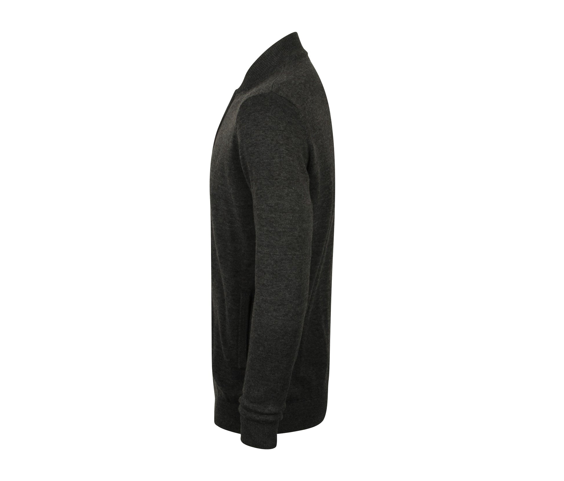 Gilet Style Bomber - Grey Marl