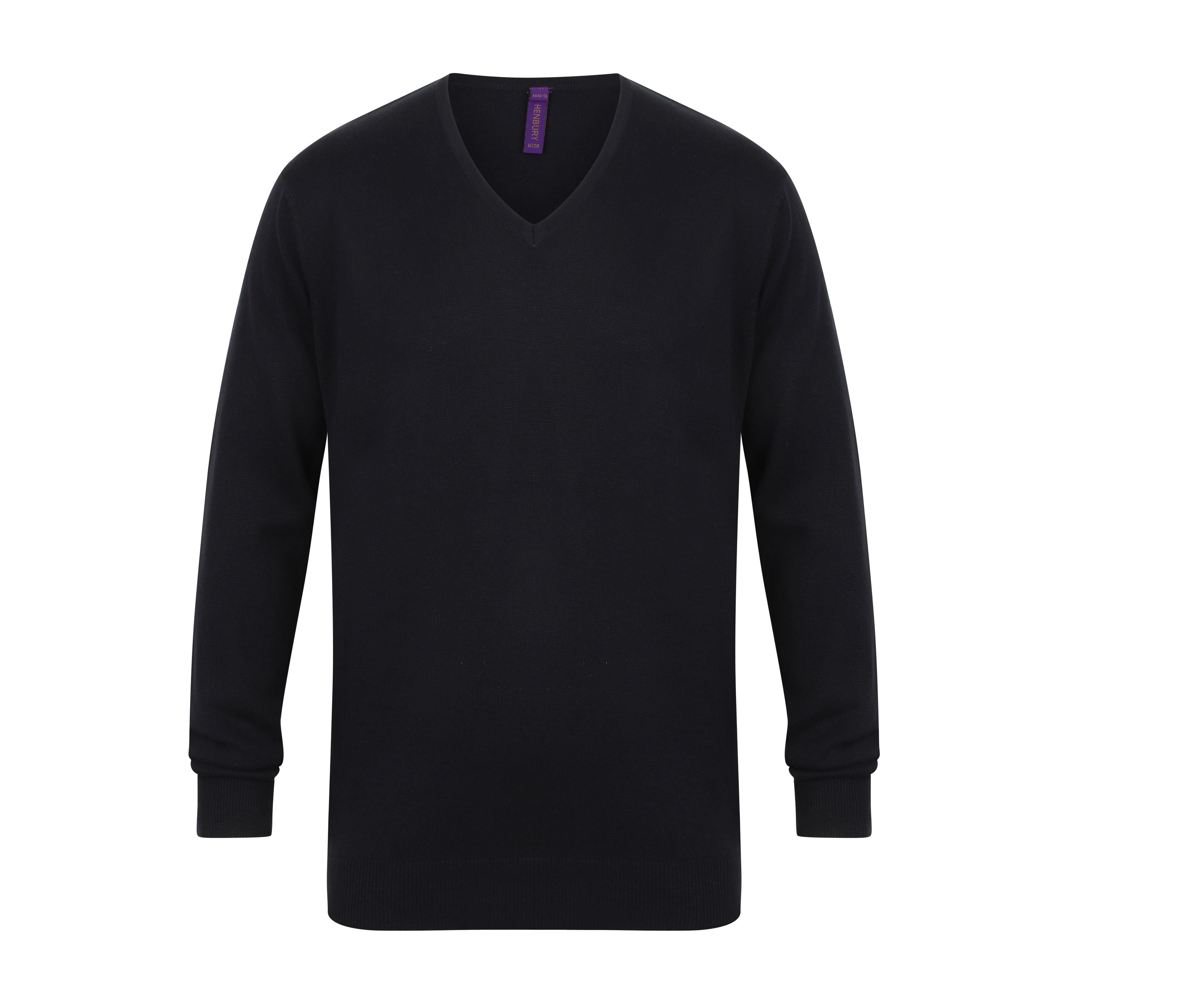 Pull Col V Homme - Navy