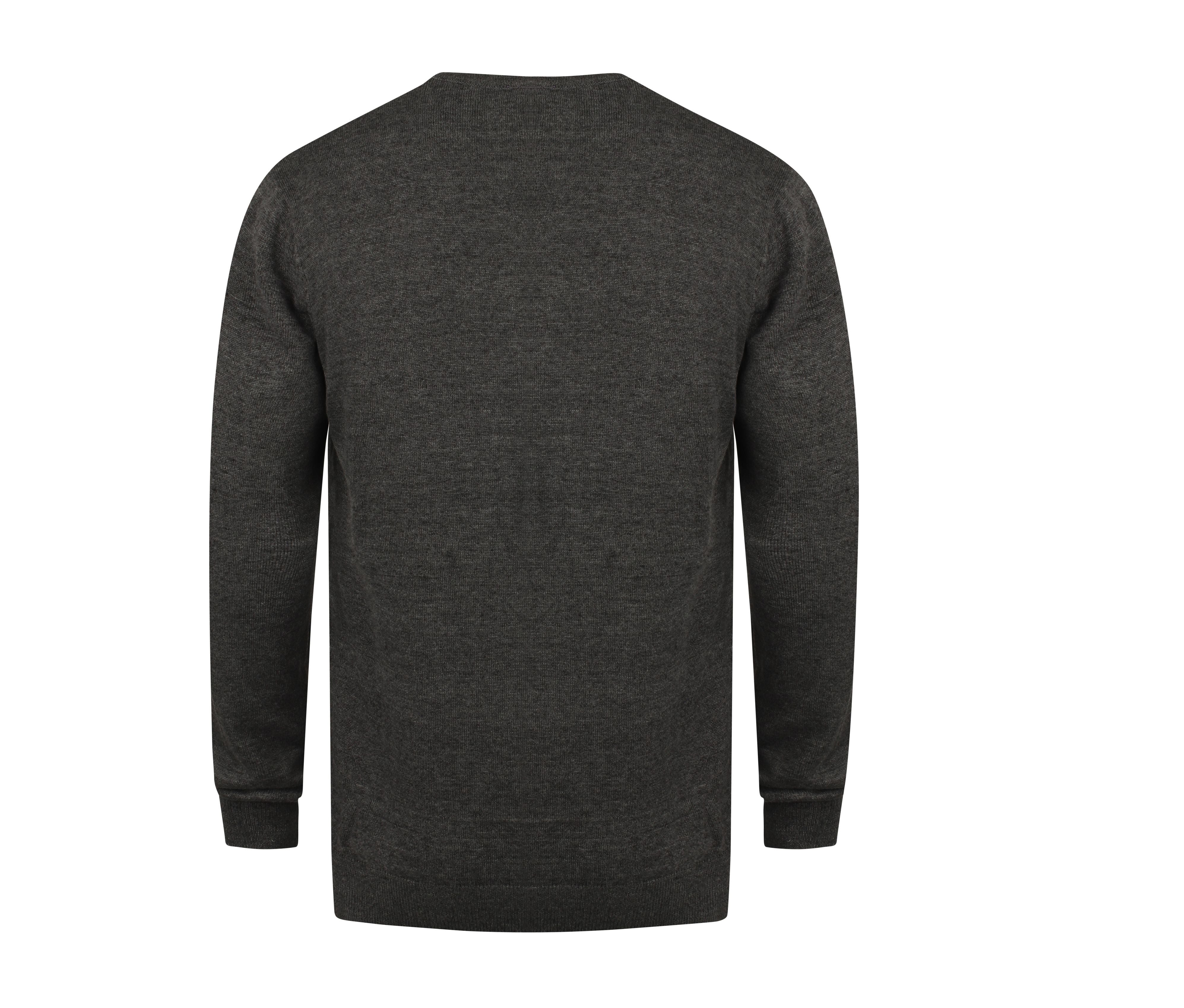 Pull Col V Homme - Grey Marl