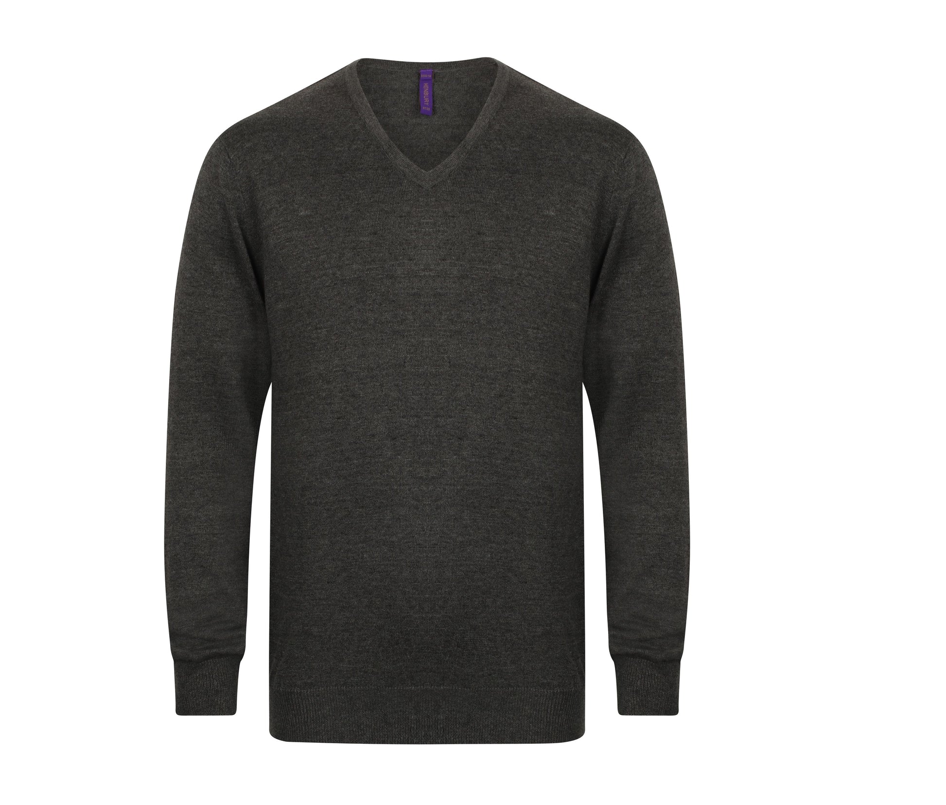 Pull Col V Homme - Grey Marl
