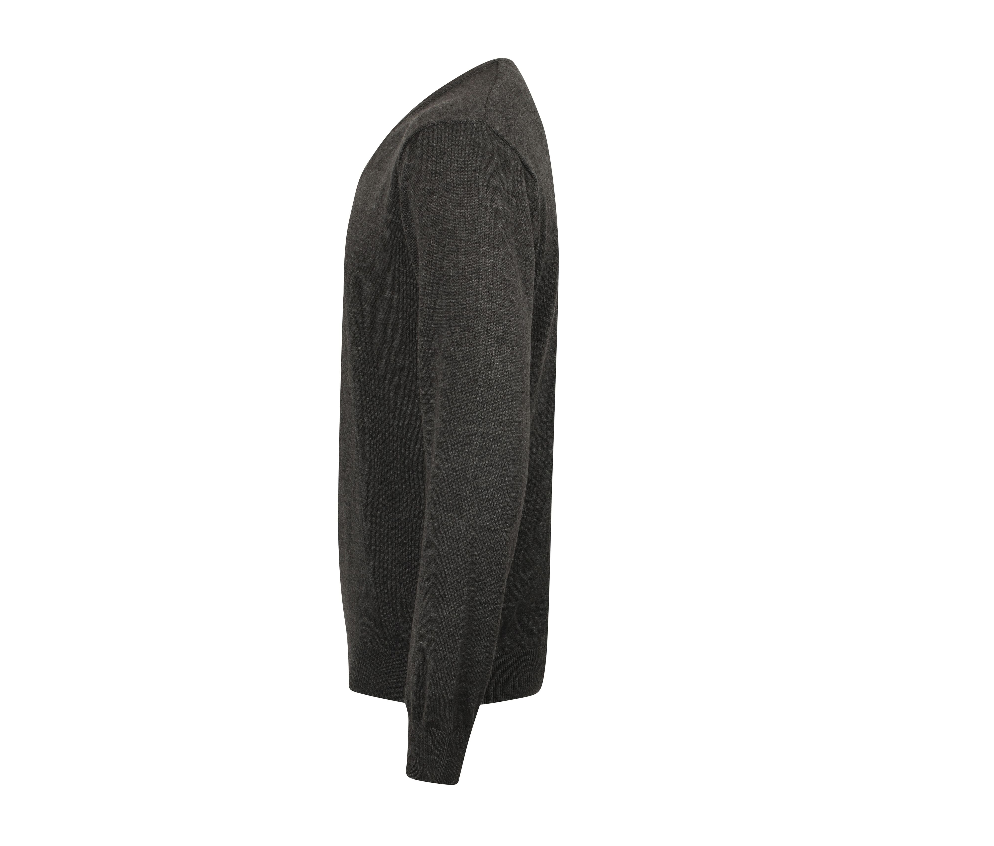 Pull Col V Homme - Grey Marl