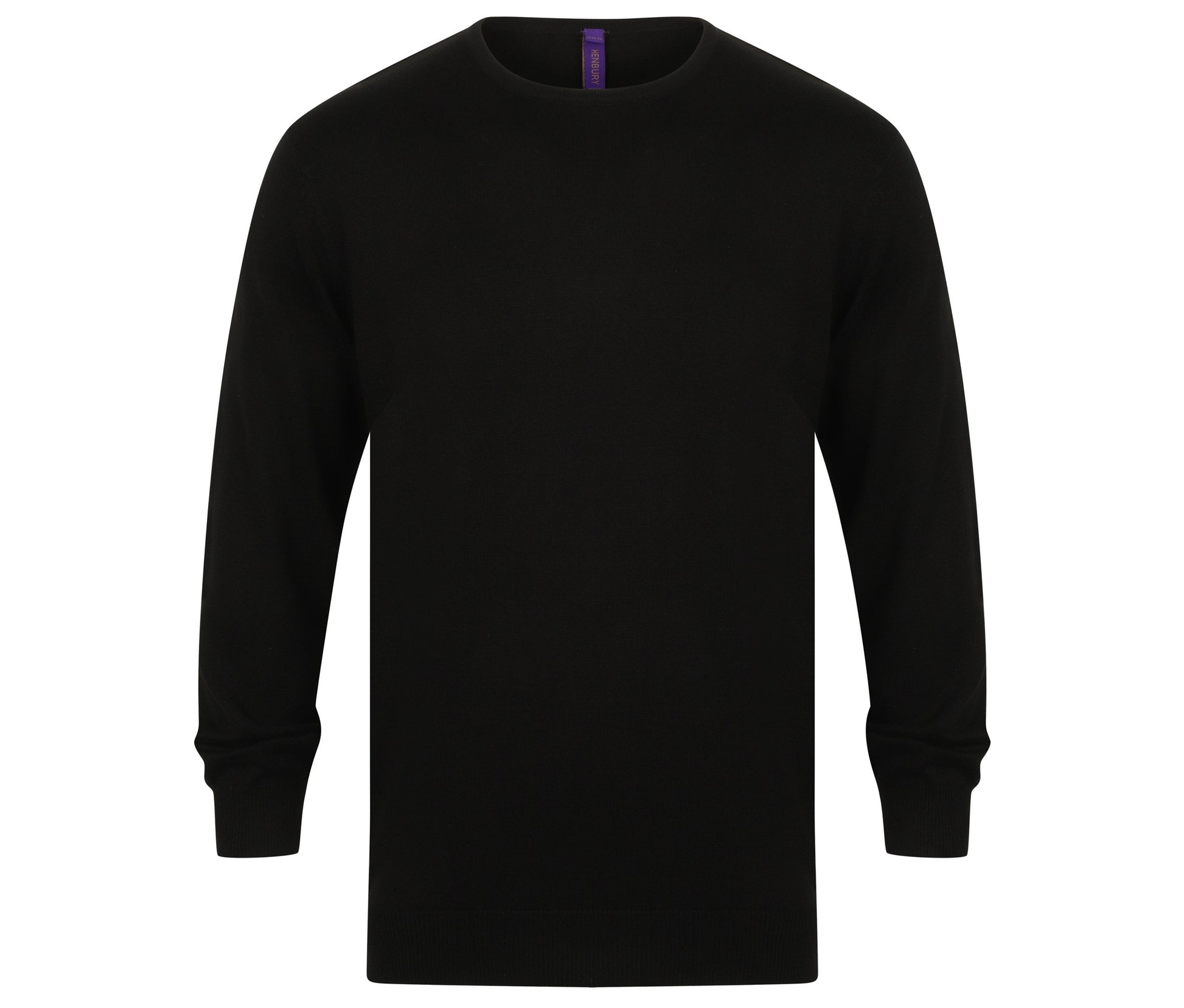 Pull Col Rond Homme - Black