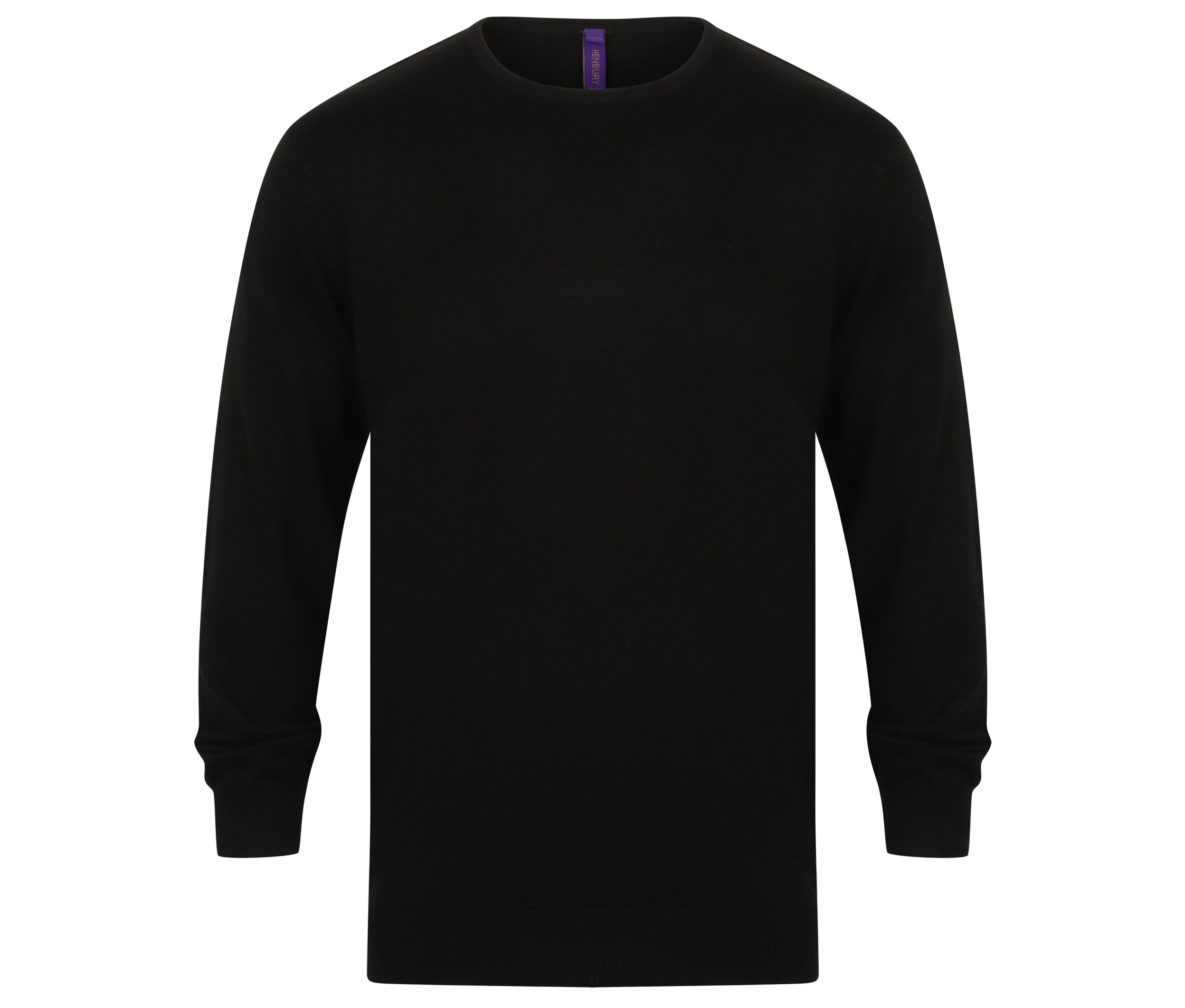 Pull Col Rond Homme - Black