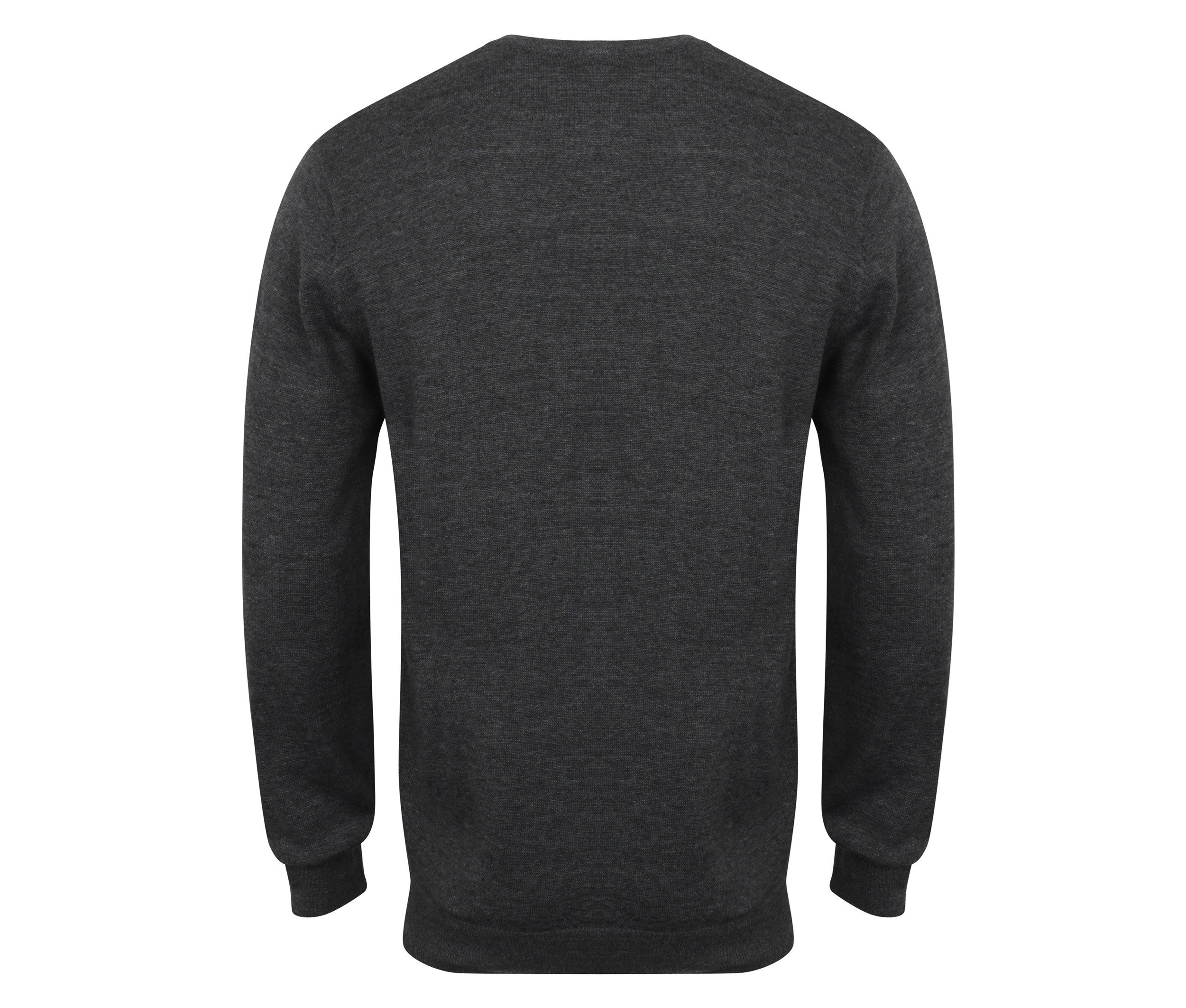 Pull Col Rond Homme - Grey Marl
