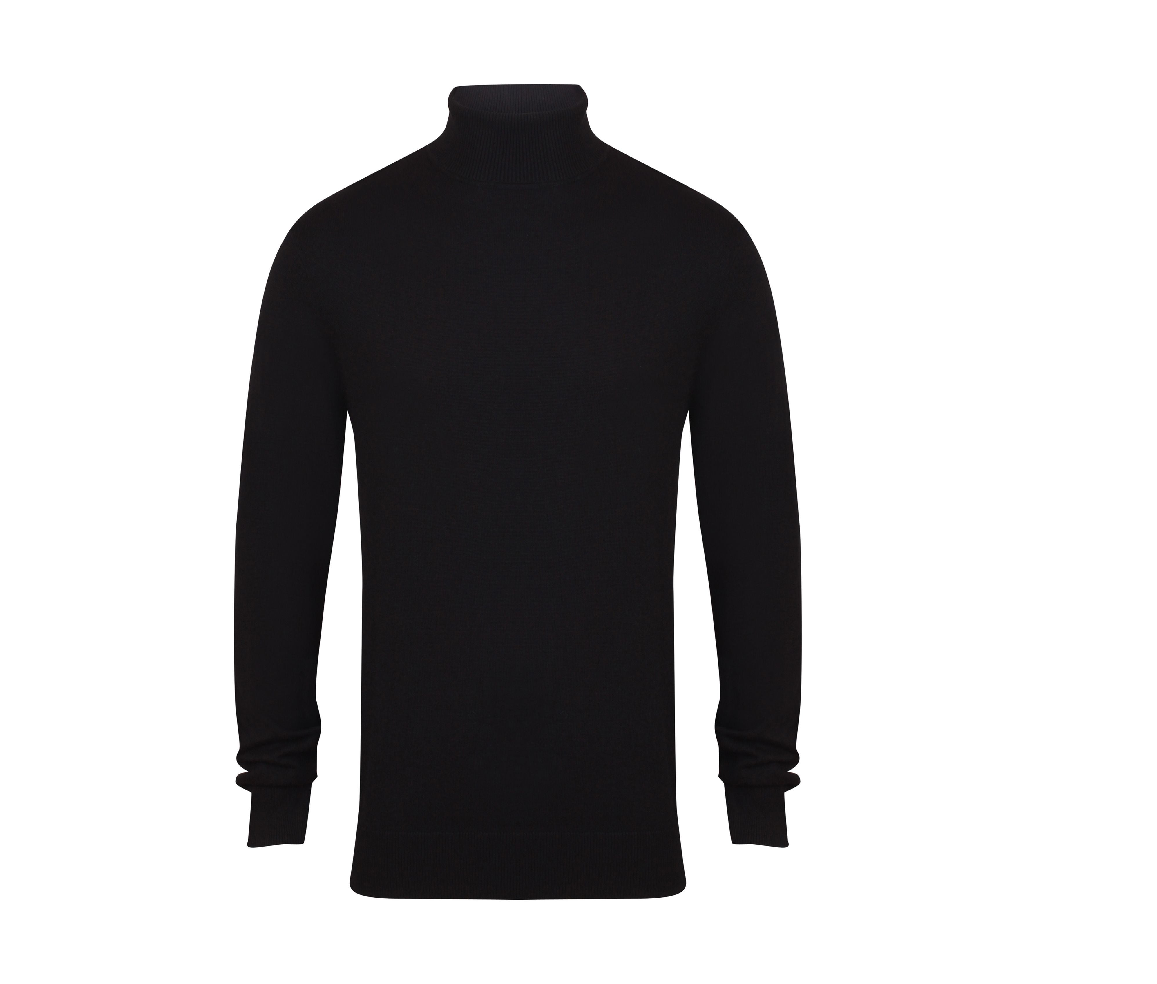 Pull Col Roulé - Black