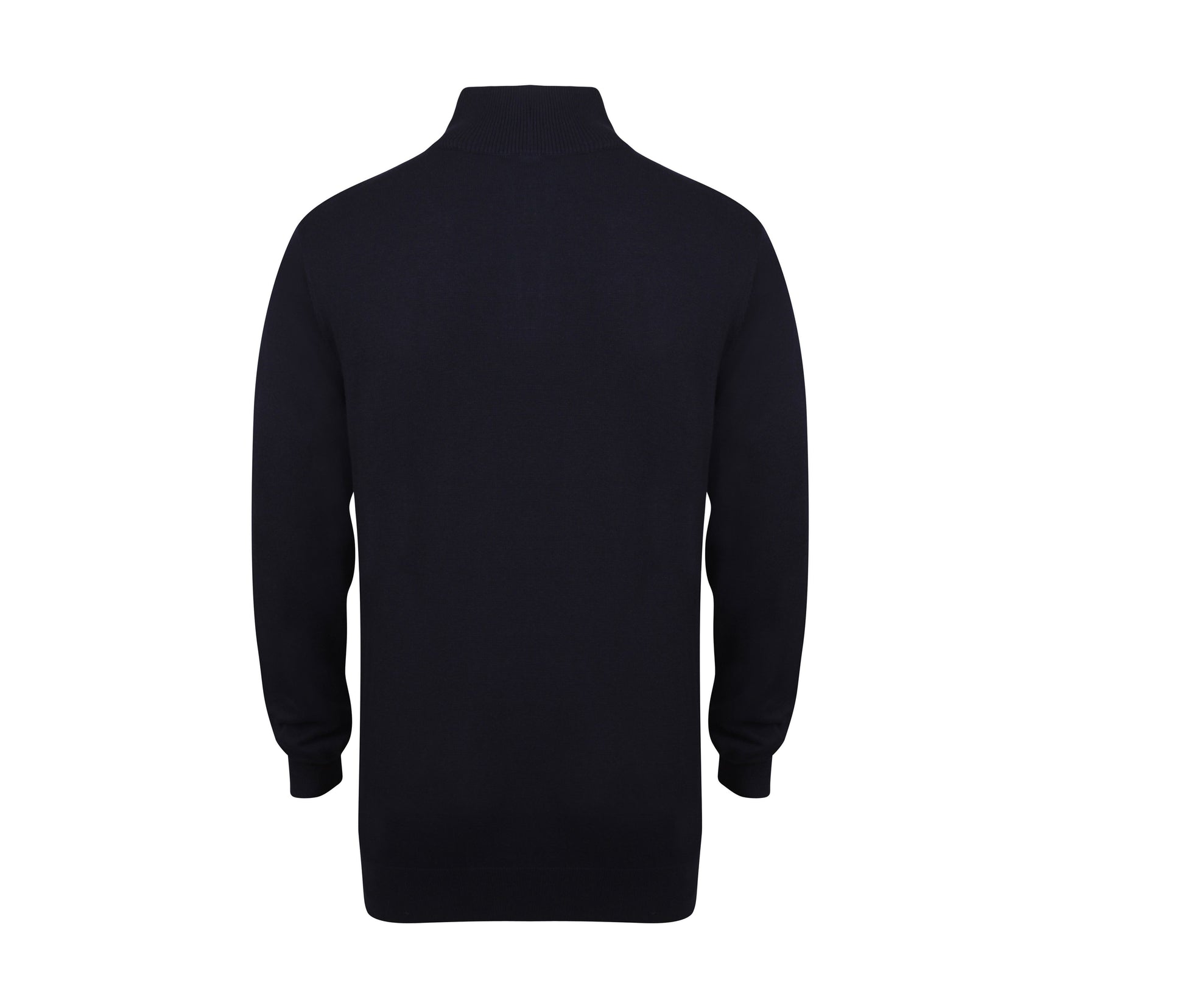 Pull Col Zippé - Navy