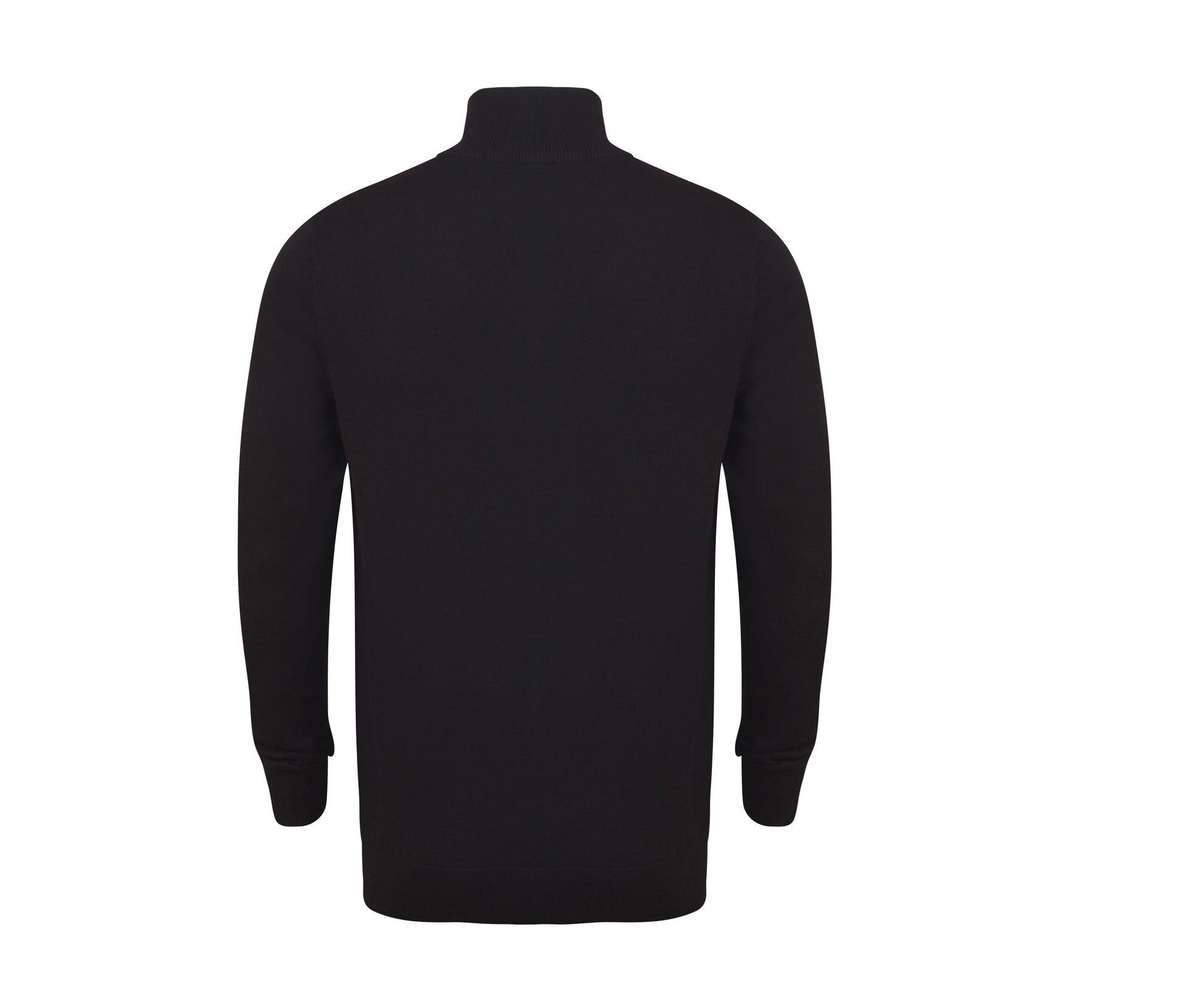 Pull Col Zippé - Black