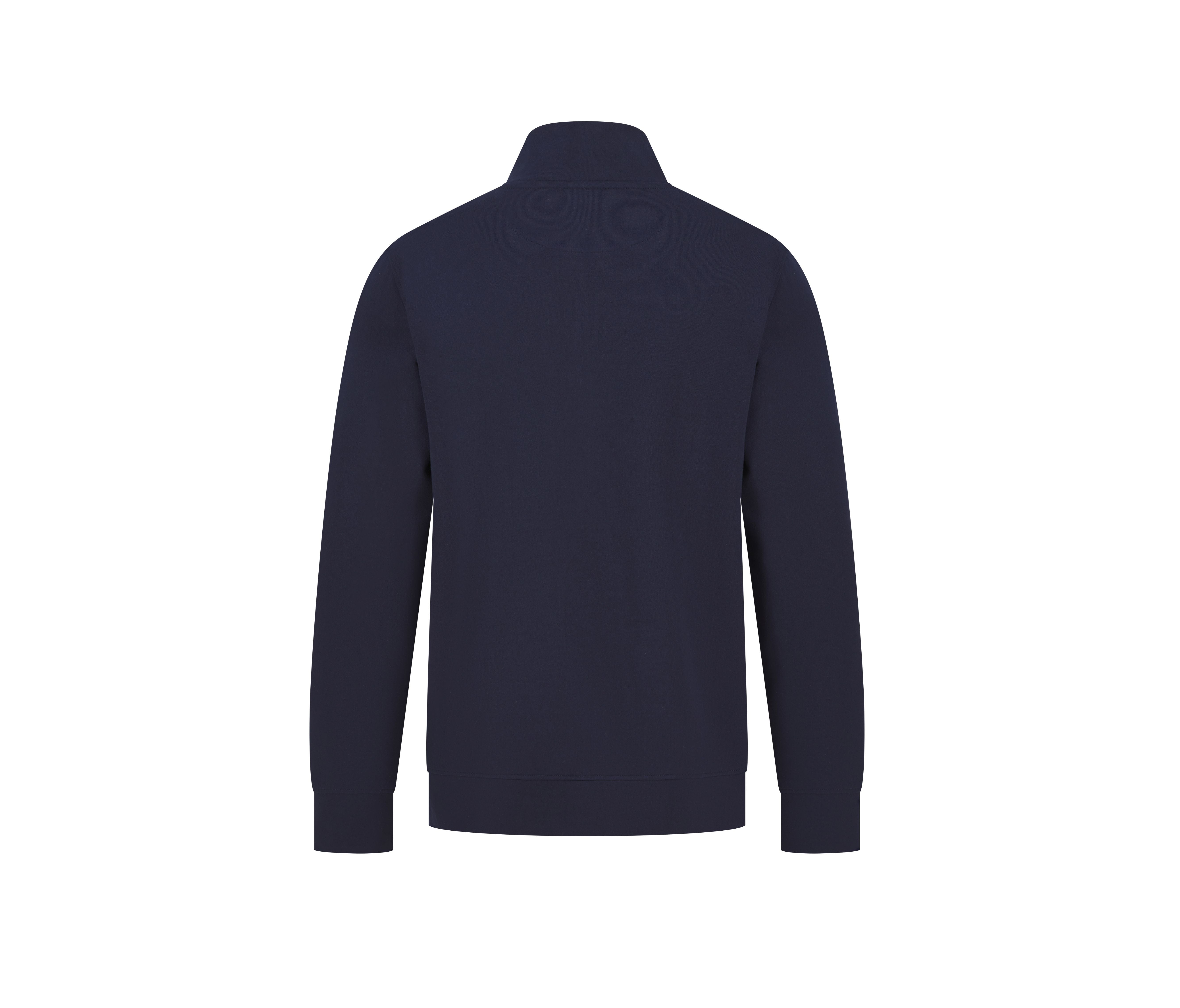 Sweatshirt 1/4 de Zip. Col Montant - Navy