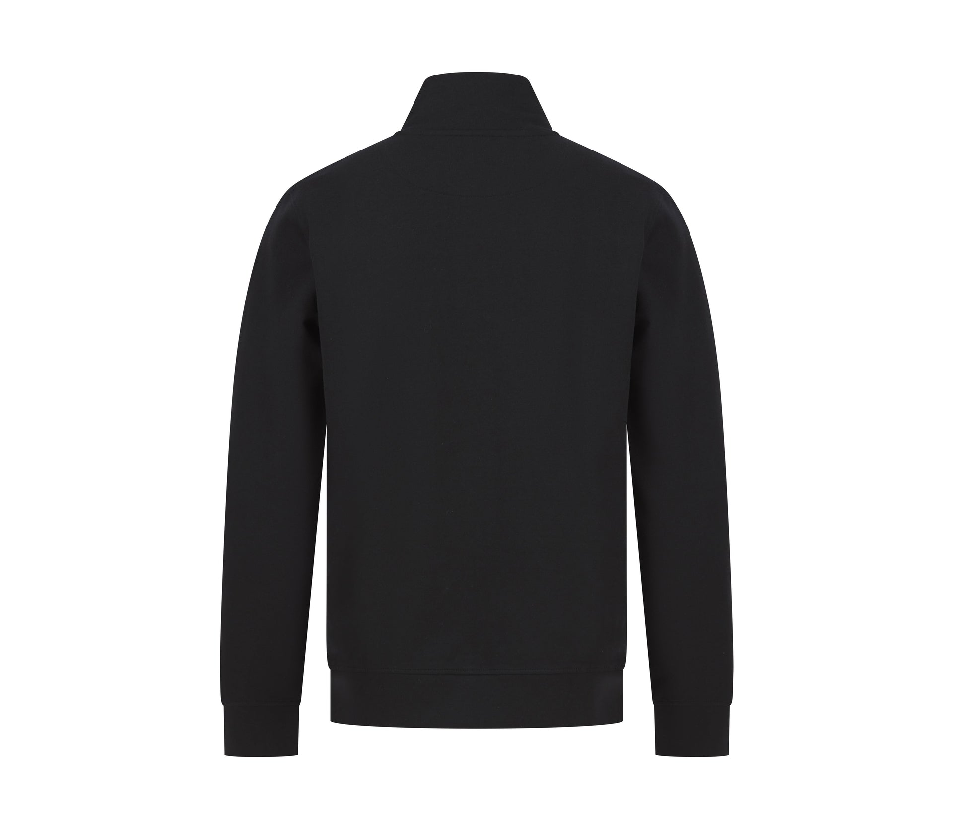 Sweatshirt 1/4 de Zip. Col Montant - Black