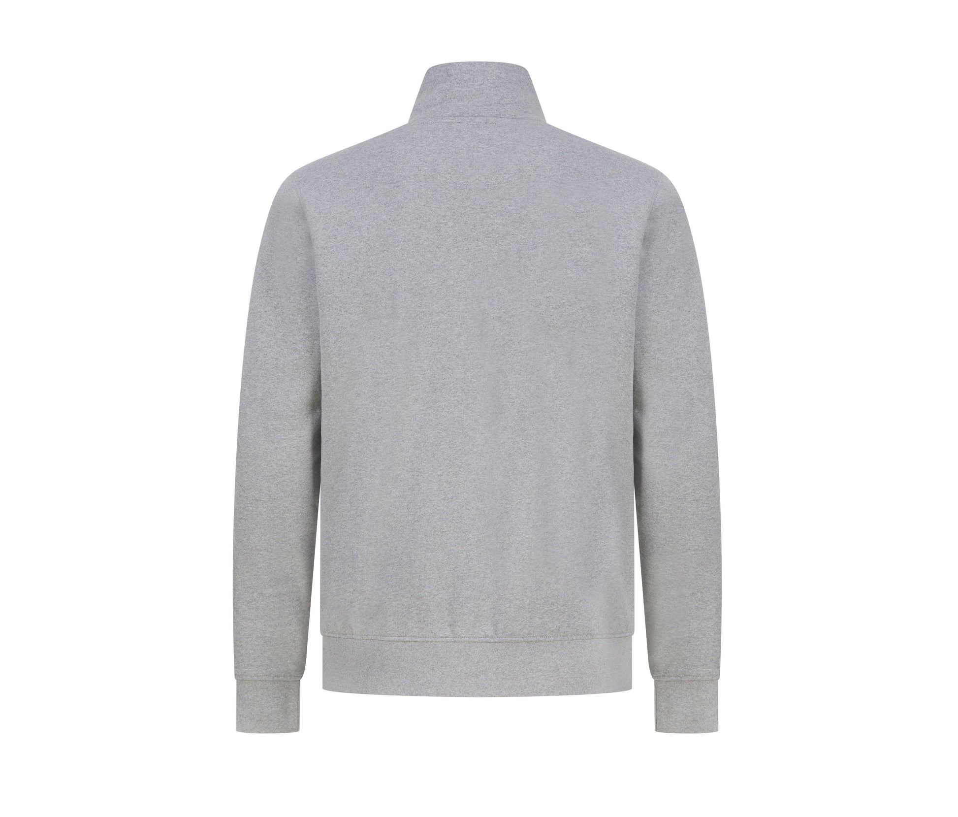 Sweatshirt 1/4 de Zip. Col Montant - Heather Grey