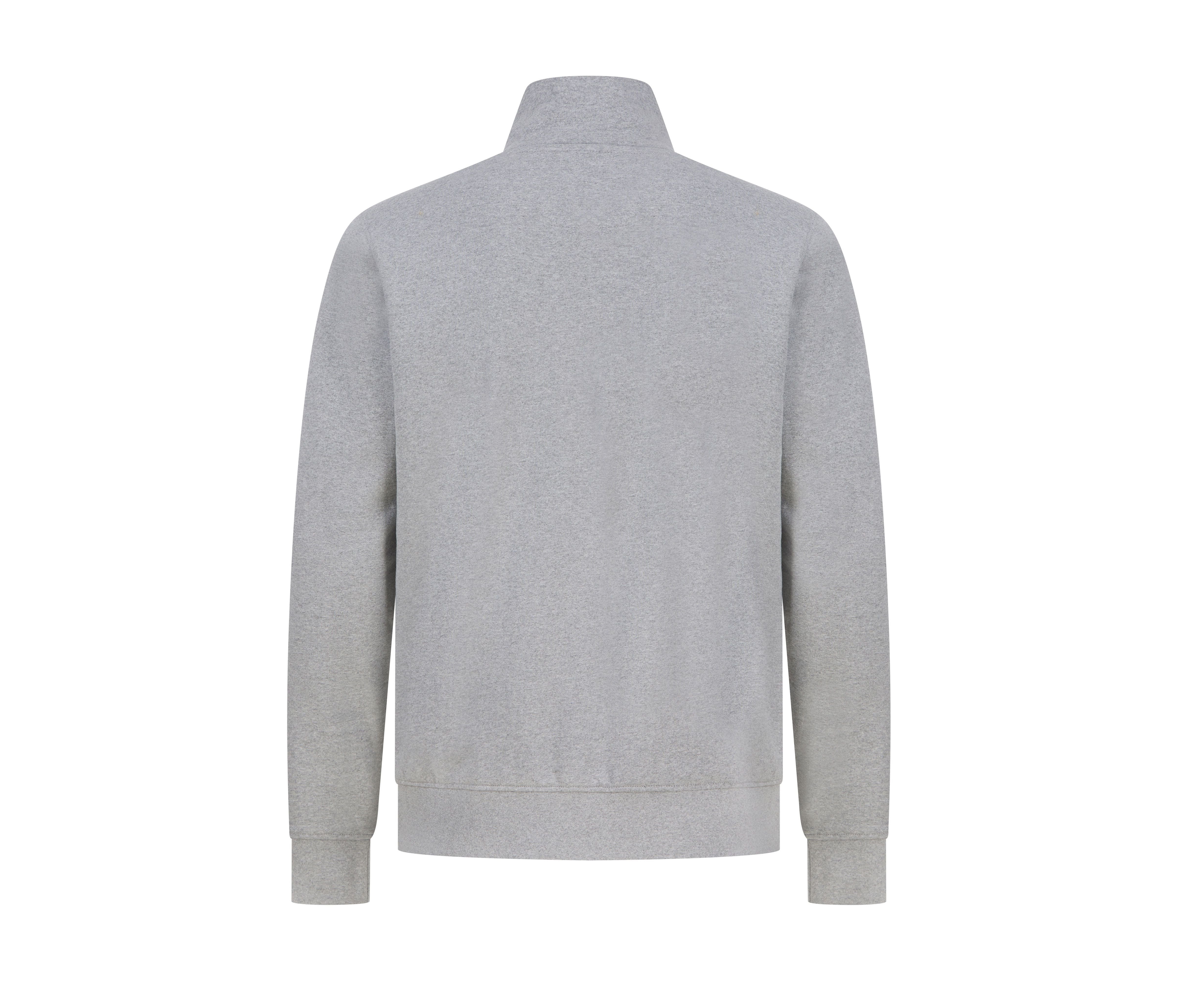 Sweatshirt 1/4 de Zip. Col Montant - Heather Grey