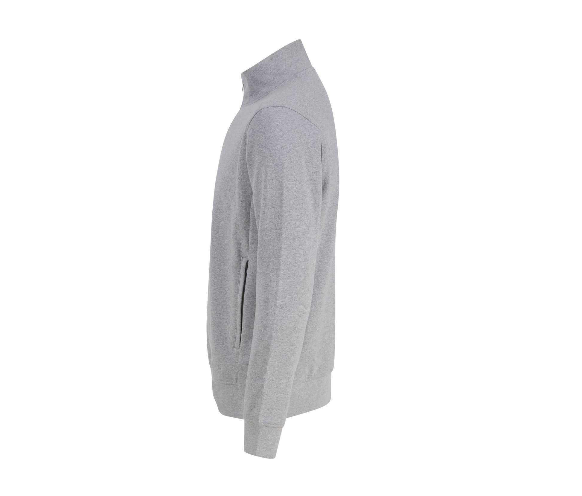 Sweatshirt 1/4 de Zip. Col Montant - Heather Grey