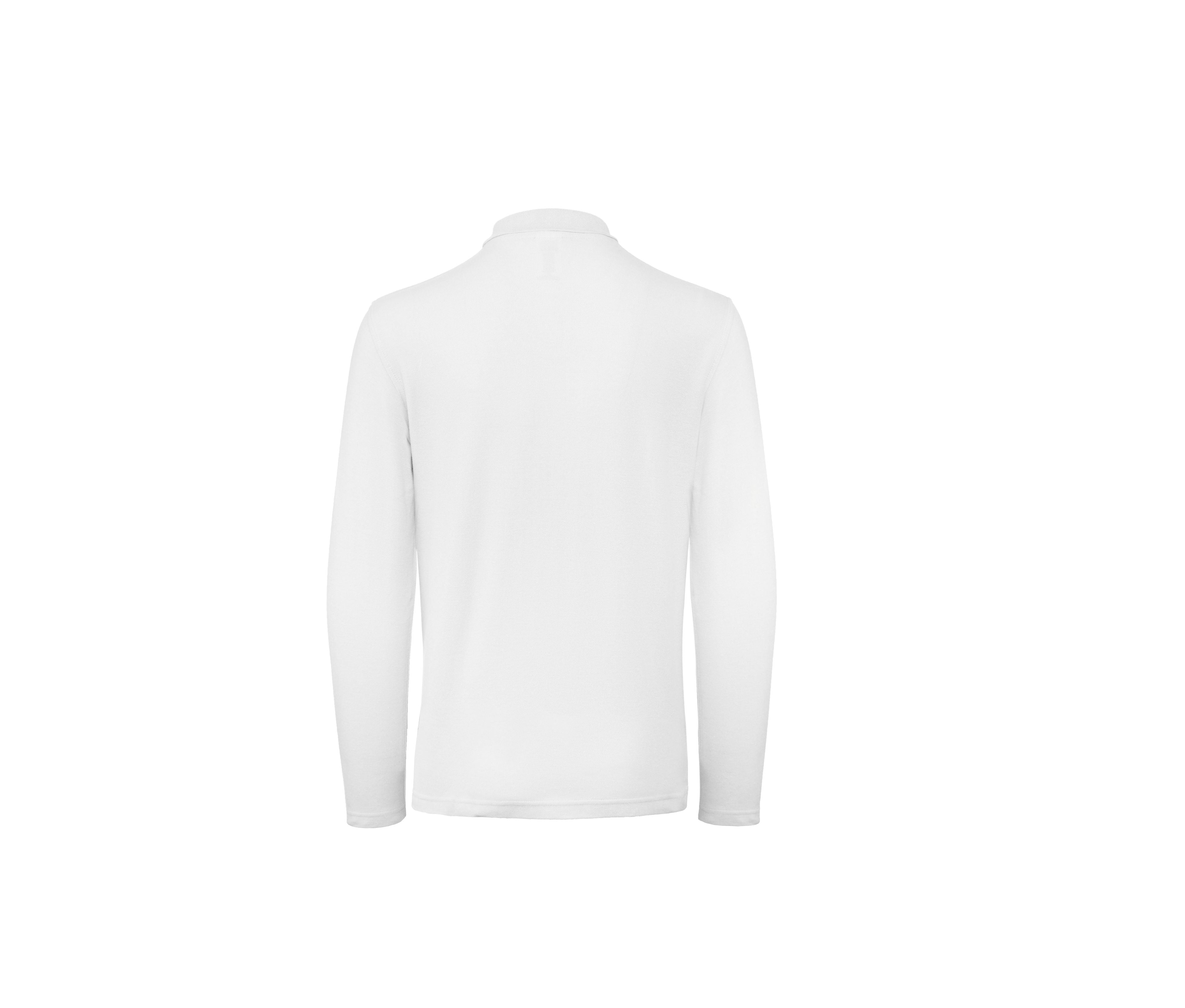Polo Manches Longues Homme - White