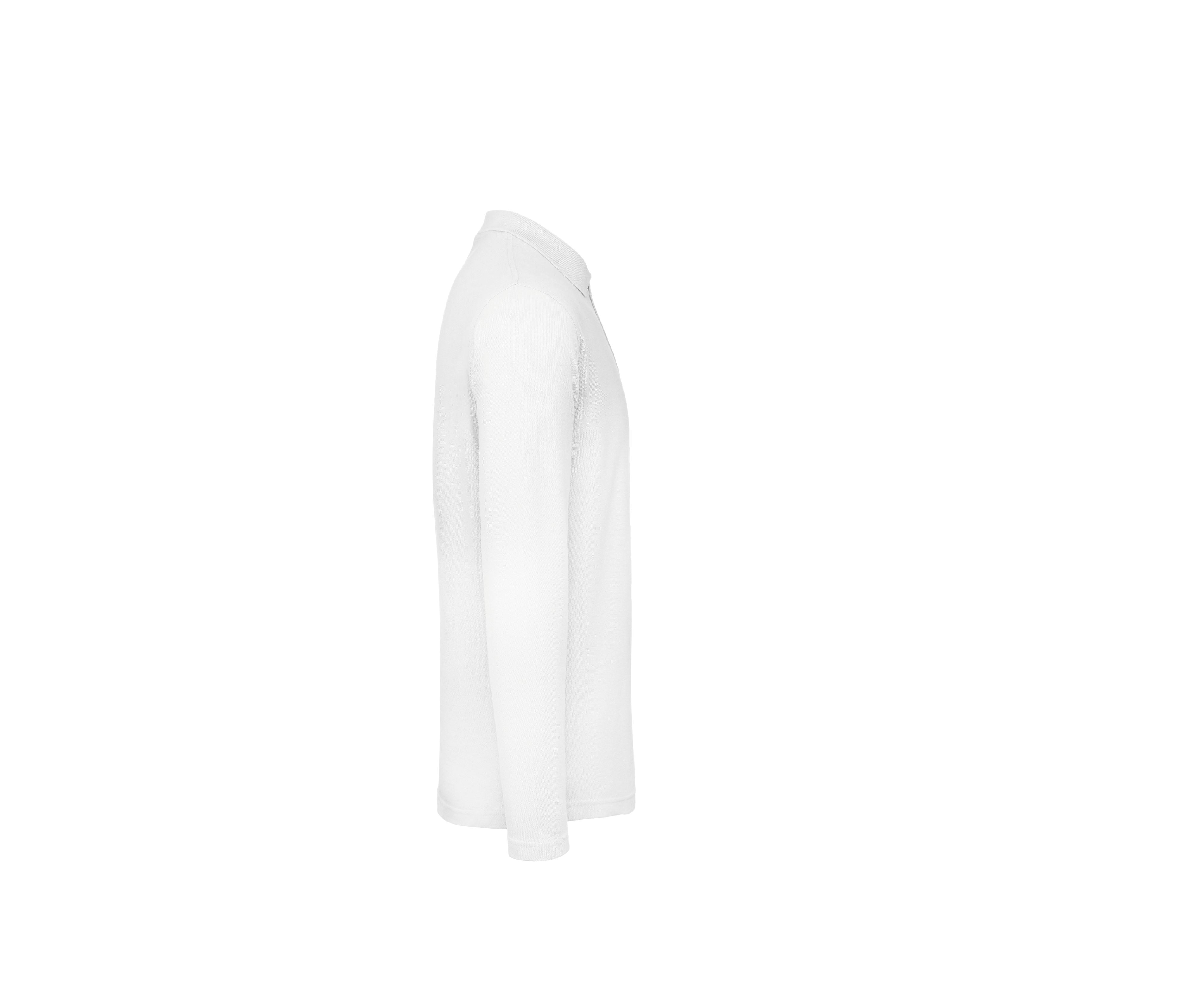 Polo Manches Longues Homme - White